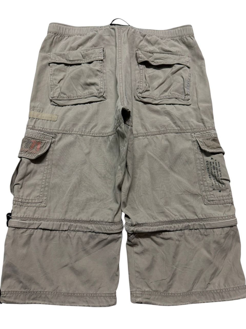 KMRii RARE⚡️VINTAGE 90's T&C SURF JORTS / 3QUARTERS CARGO BEIGE Size US 34 / EU 50 - 2 Thumbnail