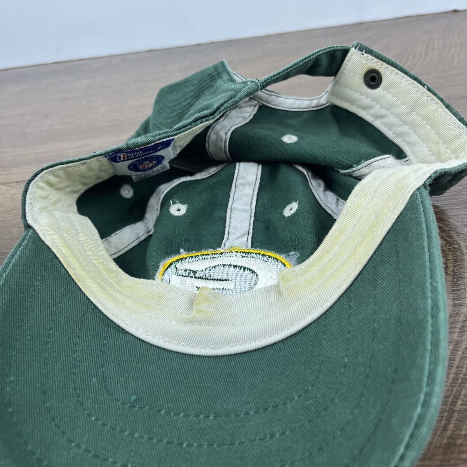 Other Green Bay Packers Hat Twins Enterprise Green Cap Adjustable Size ONE SIZE - 12 Thumbnail