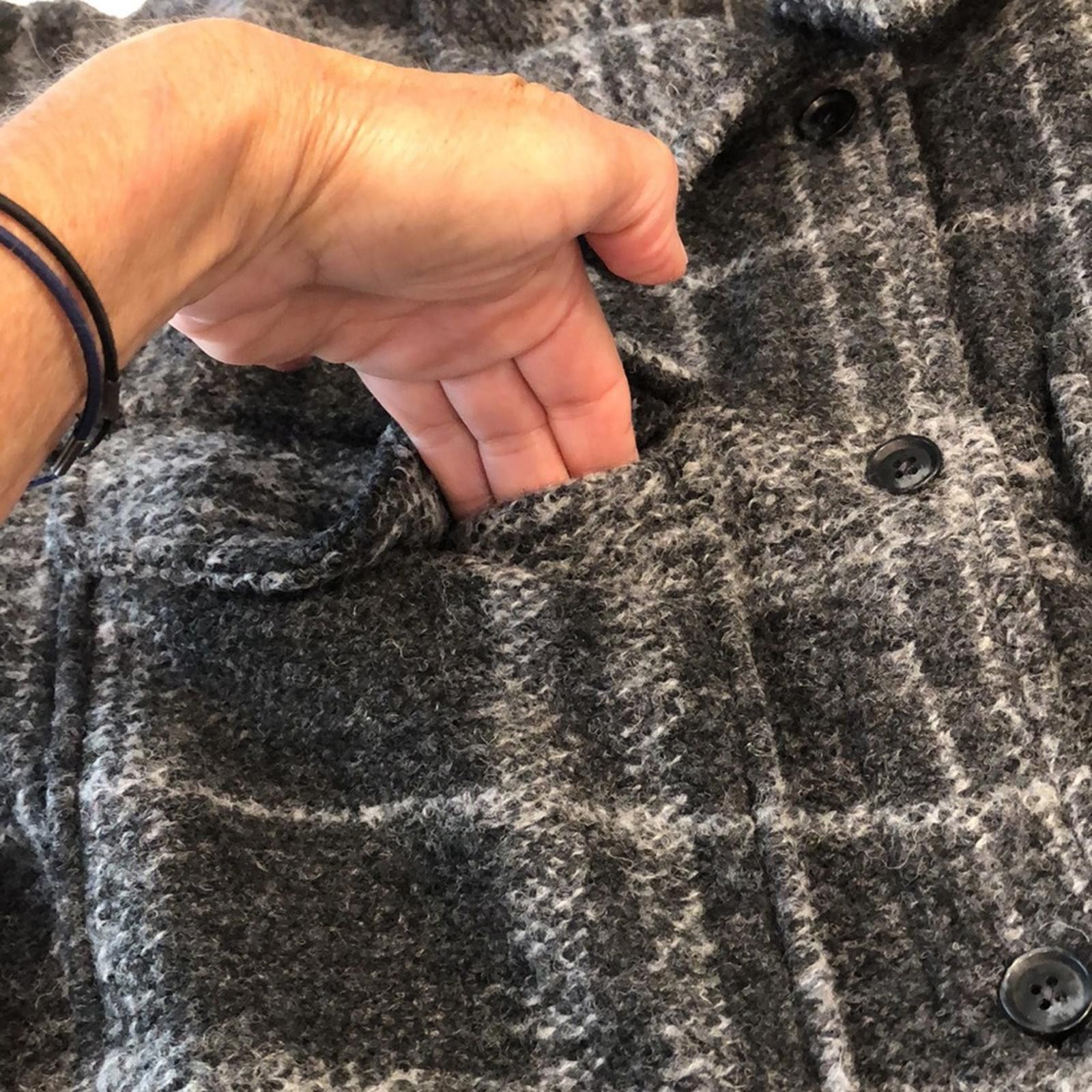 Banana Republic Banana Republic Factory gray wool plaid Shacket SZ Medium Size M / US 6-8 / IT 42-44 - 5 Thumbnail