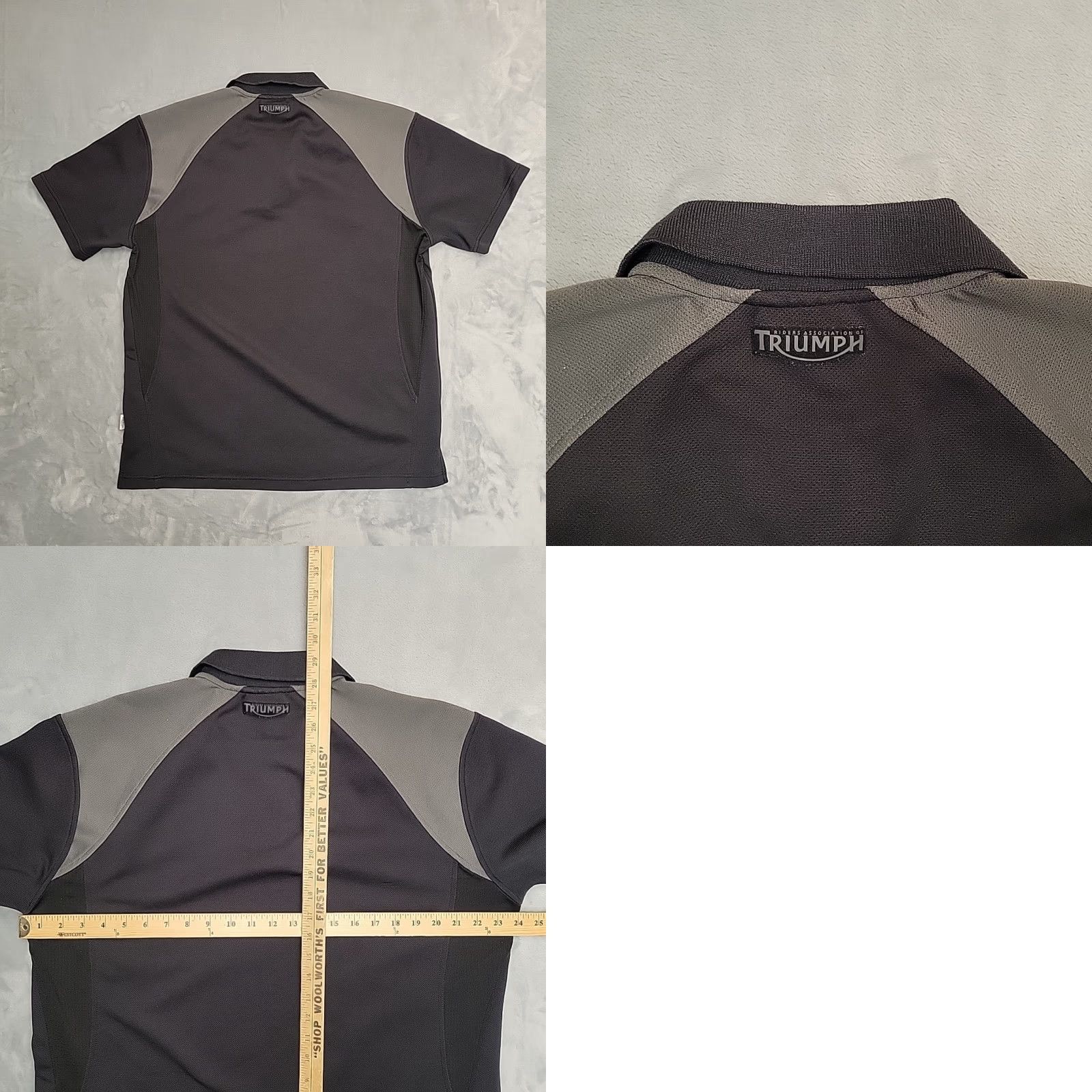 Vintage VINTAGE Triumph Riders Association Polo Shirt Mens XL Black Motorcycle Biker Y2K Casual Shirt Mens XL Black Motorcycle Biker Y2K Casual Size US XL / EU 56 / 4 - 8 Thumbnail