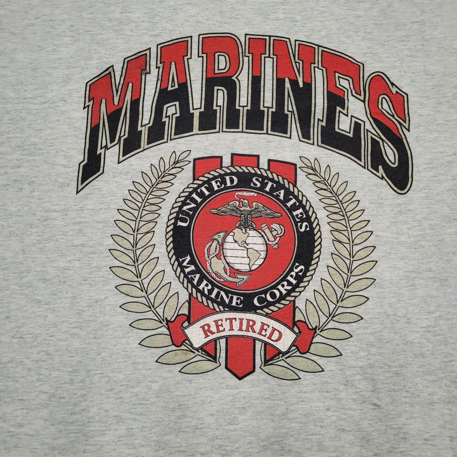 Fruit Of The Loom Vintage 1993 USMC Marines Retired T-Shirt Mens XXL USA Made Size US XXL / EU 58 / 5 - 2 Thumbnail