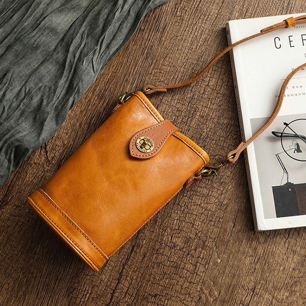 Japanese Brand Small Shoulder Leather Bag Size ONE SIZE - 1 Thumbnail