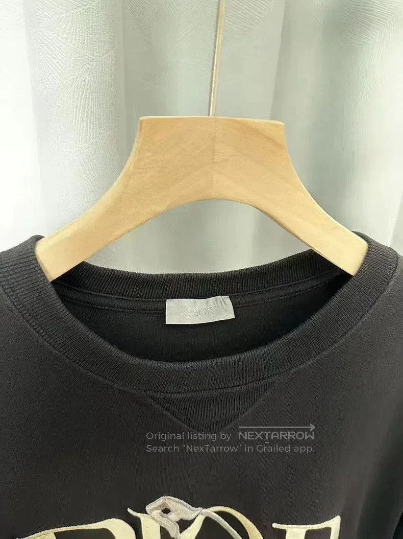 Dior Dior safety pin embroidery letter logo black short-sleeve. Size US L / EU 52-54 / 3 - 5 Thumbnail