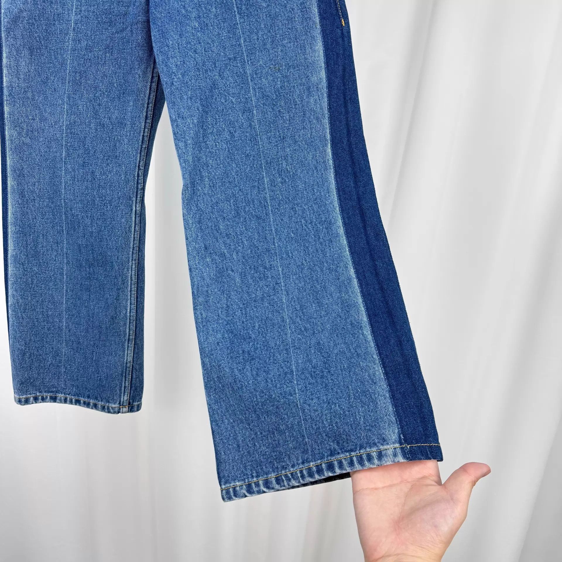 Balenciaga Balenciaga Washed Color Blocked Jeans 36 98 New Size 25" / US 0 / IT 36 - 4 Thumbnail