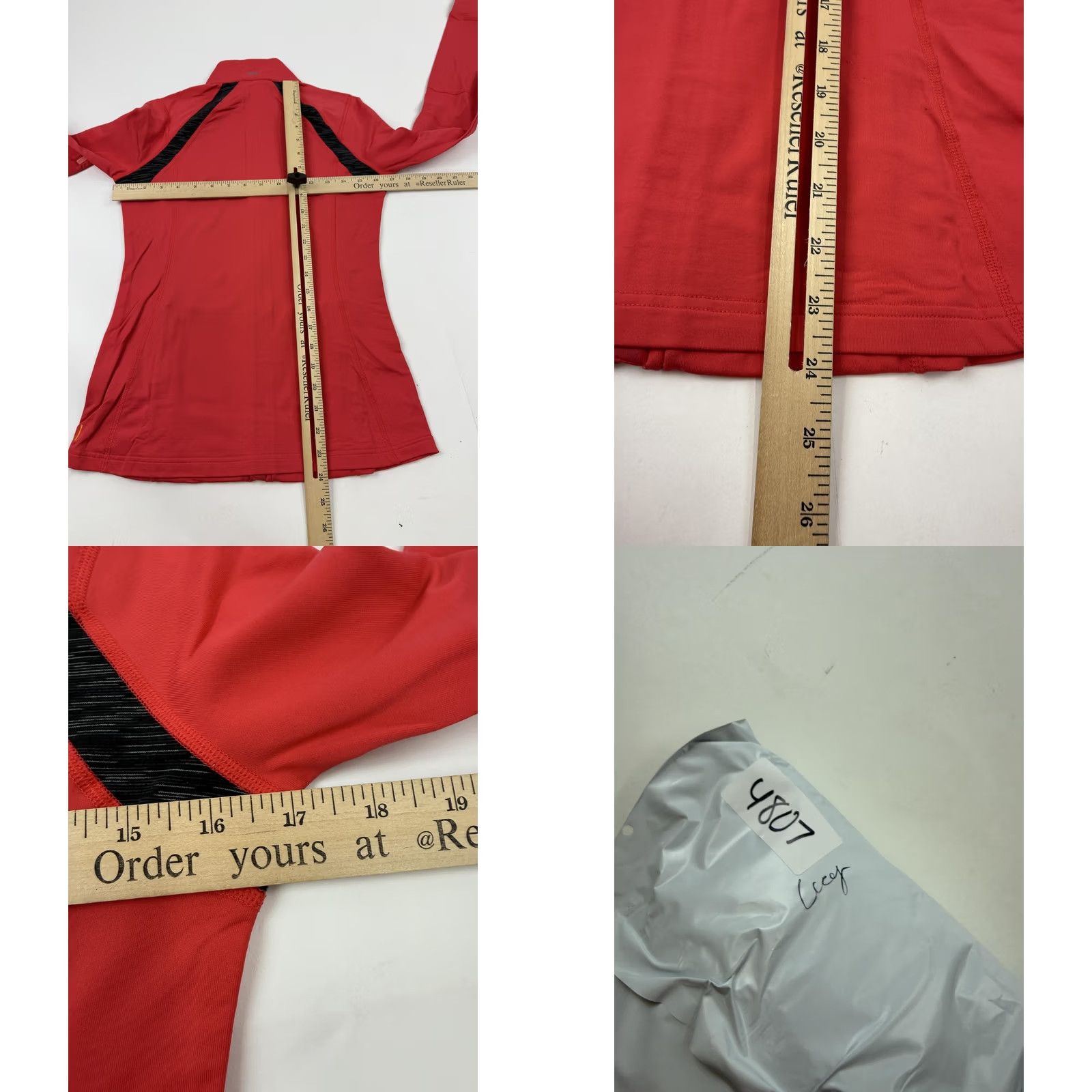 Vintage Lucy Jacket Womens XS Red Full Zip Track Slim Fit Running Athletic Lightweight Size XS / US 0-2 / IT 36-38 - 8 Thumbnail