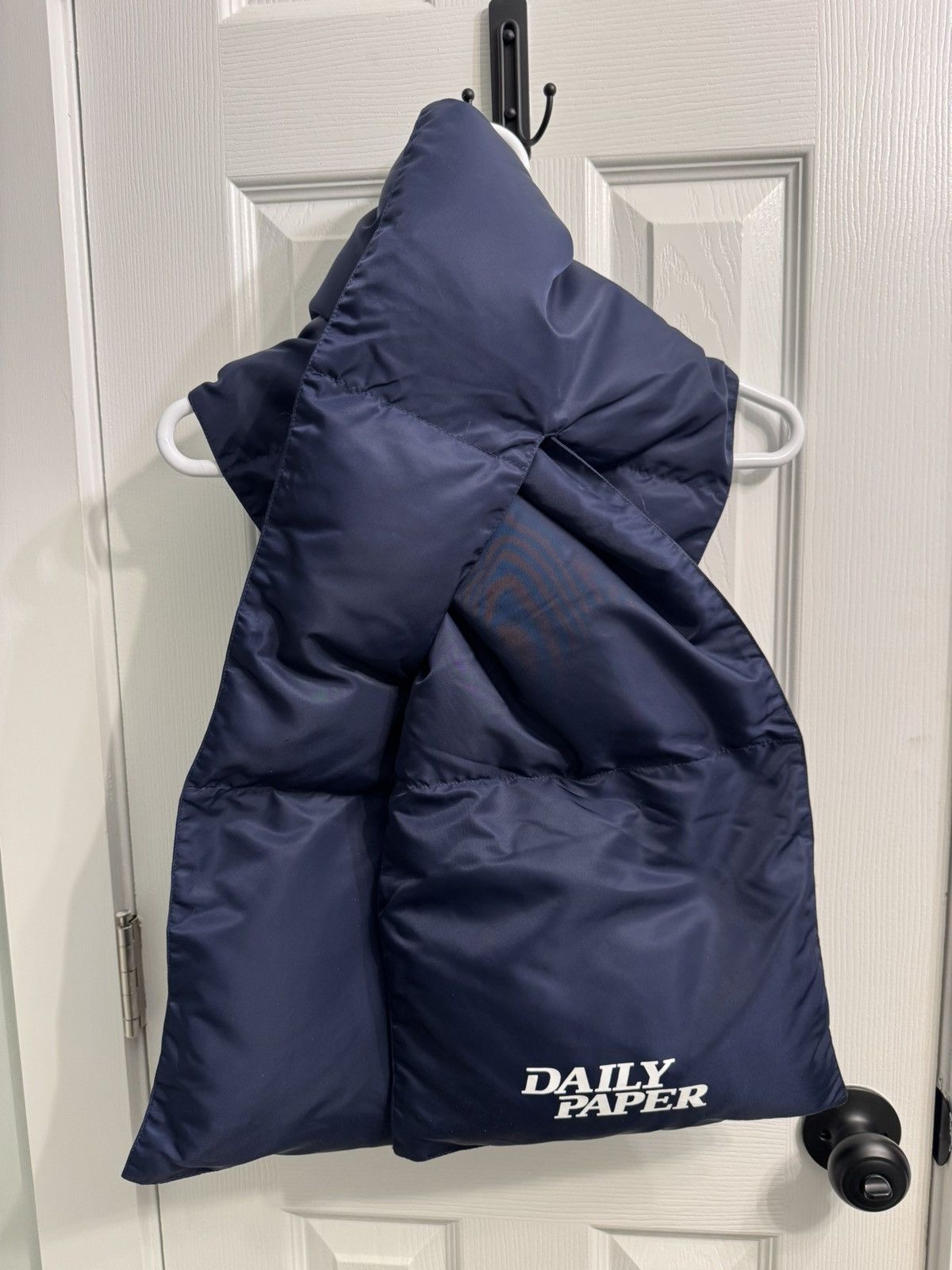 Daily Paper FW20 Navy Puffer Scarf Size ONE SIZE - 1 Thumbnail