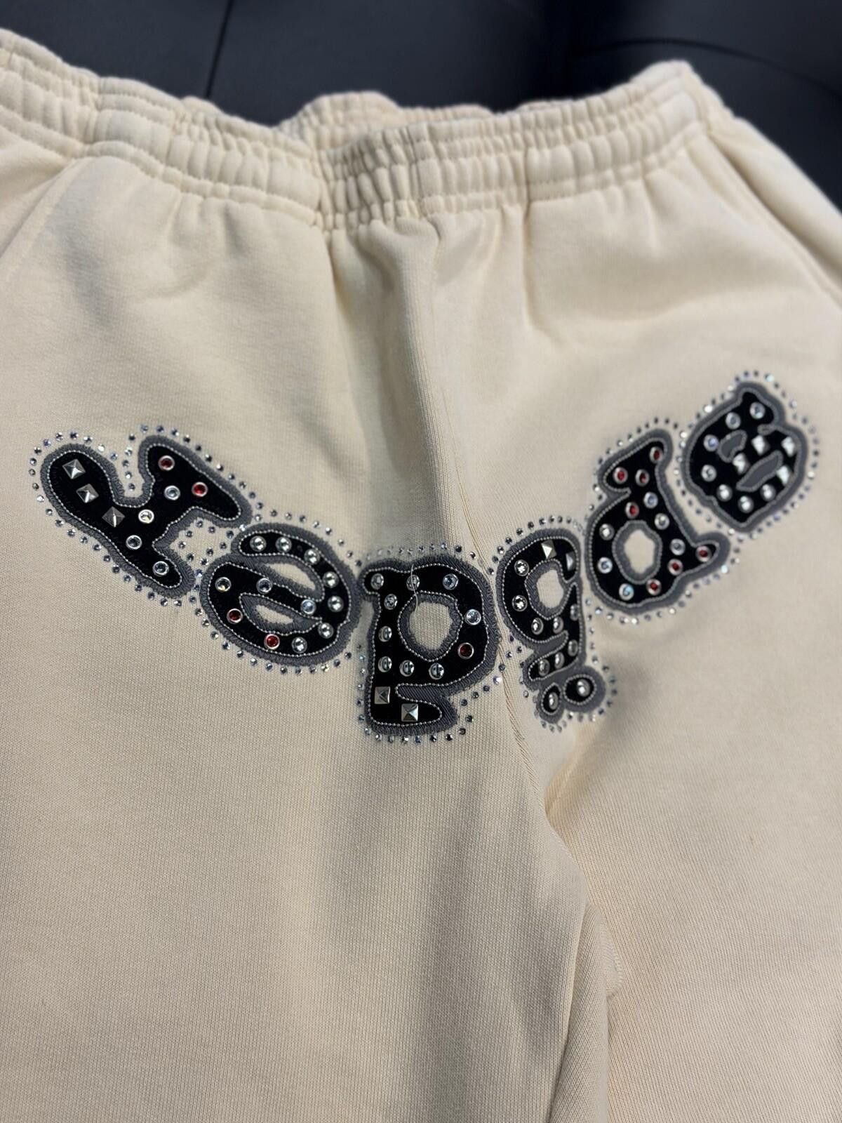 Sp5der Size XS - Sp5der Worldwide Cream Stone Sweatpants Spider Size US 28 / EU 44 - 6 Thumbnail