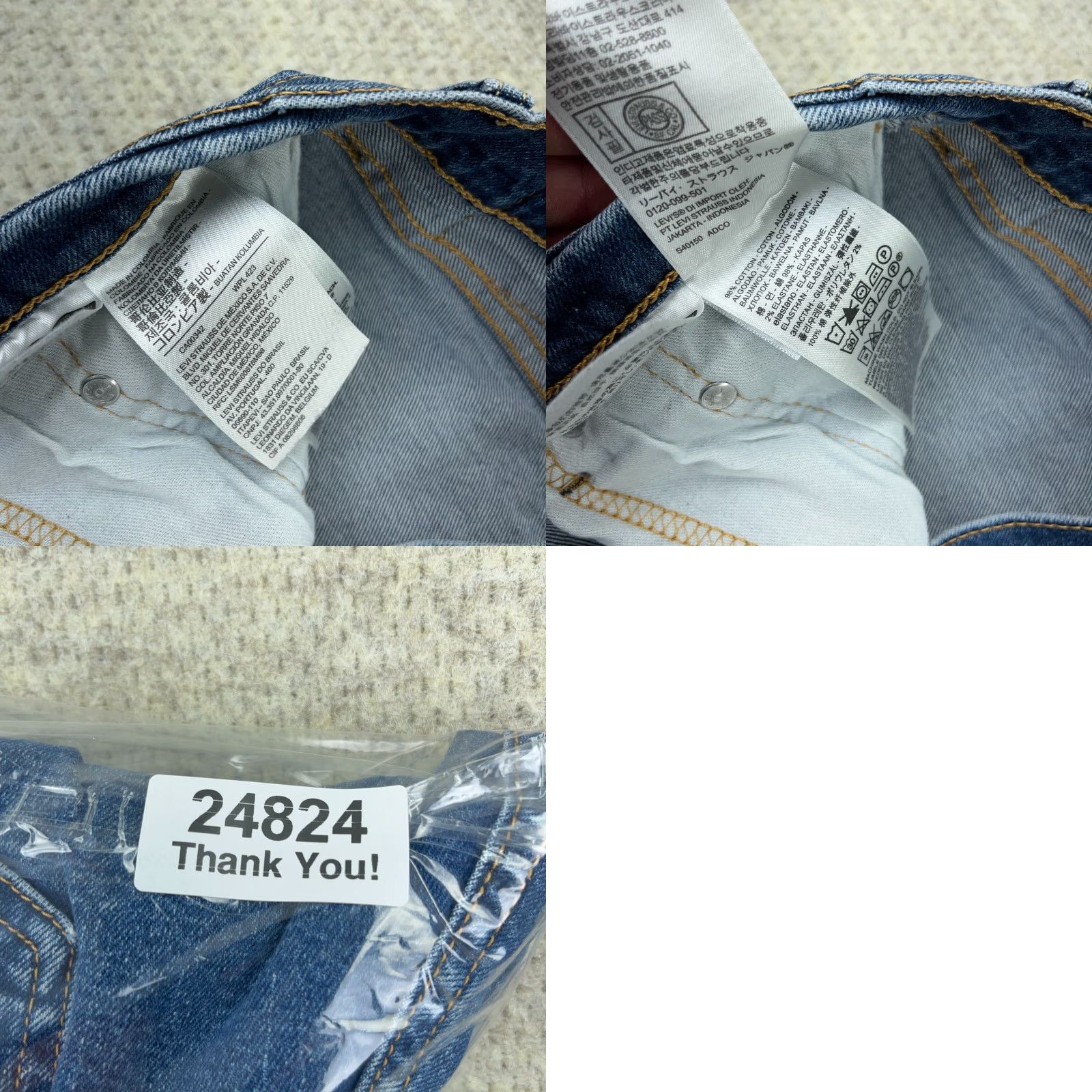 Levi's Levi's 505 Jeans Men 36x30 Straight Regular Dark Wash Denim Blue Classic American 90s Modern Mens Size US 36 / EU 52 - 9 Thumbnail