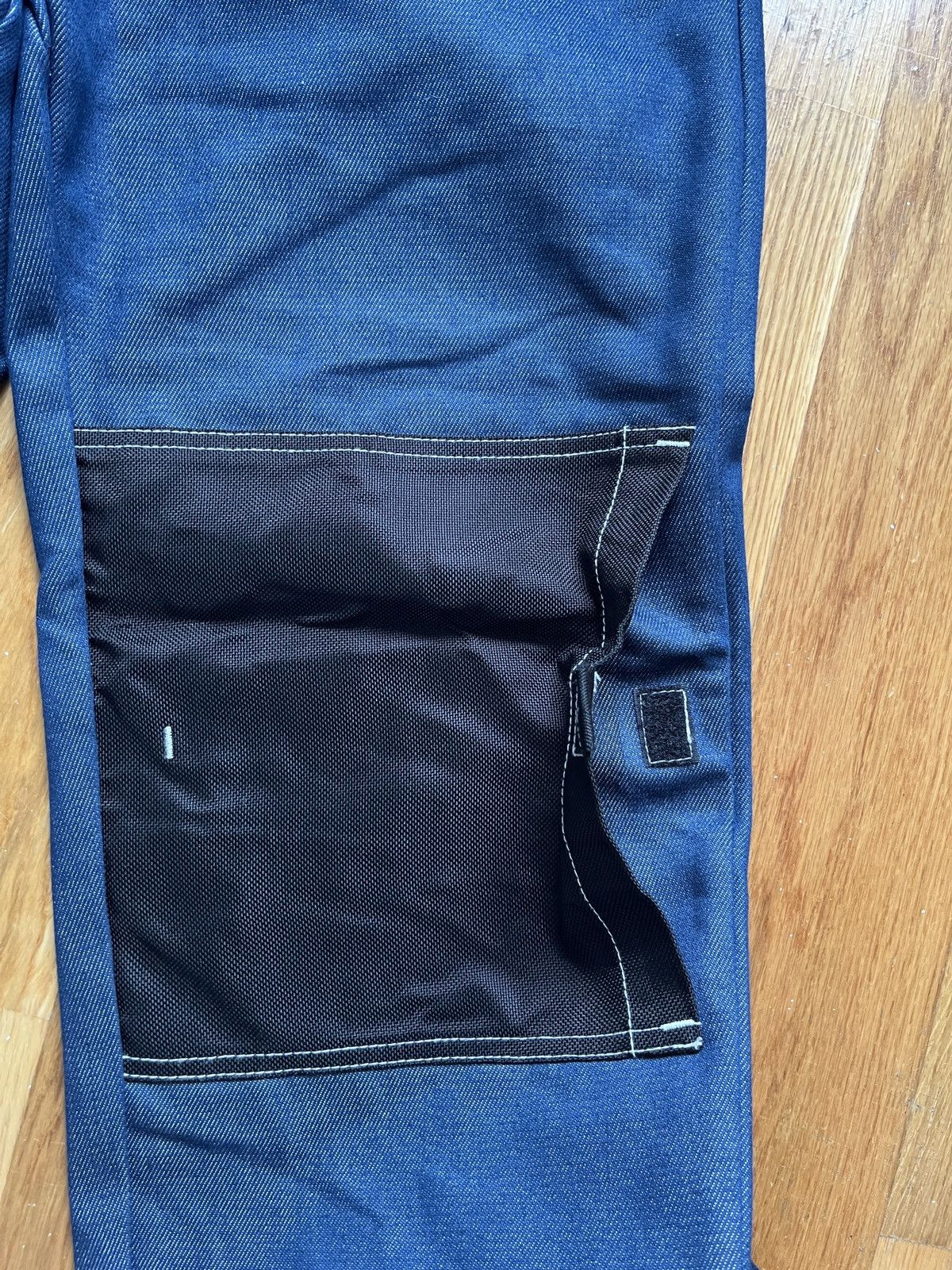 Vintage Vintage Y2k Denim Patchwork Cargos with Contrast Stitching Size US 30 / EU 46 - 6 Thumbnail