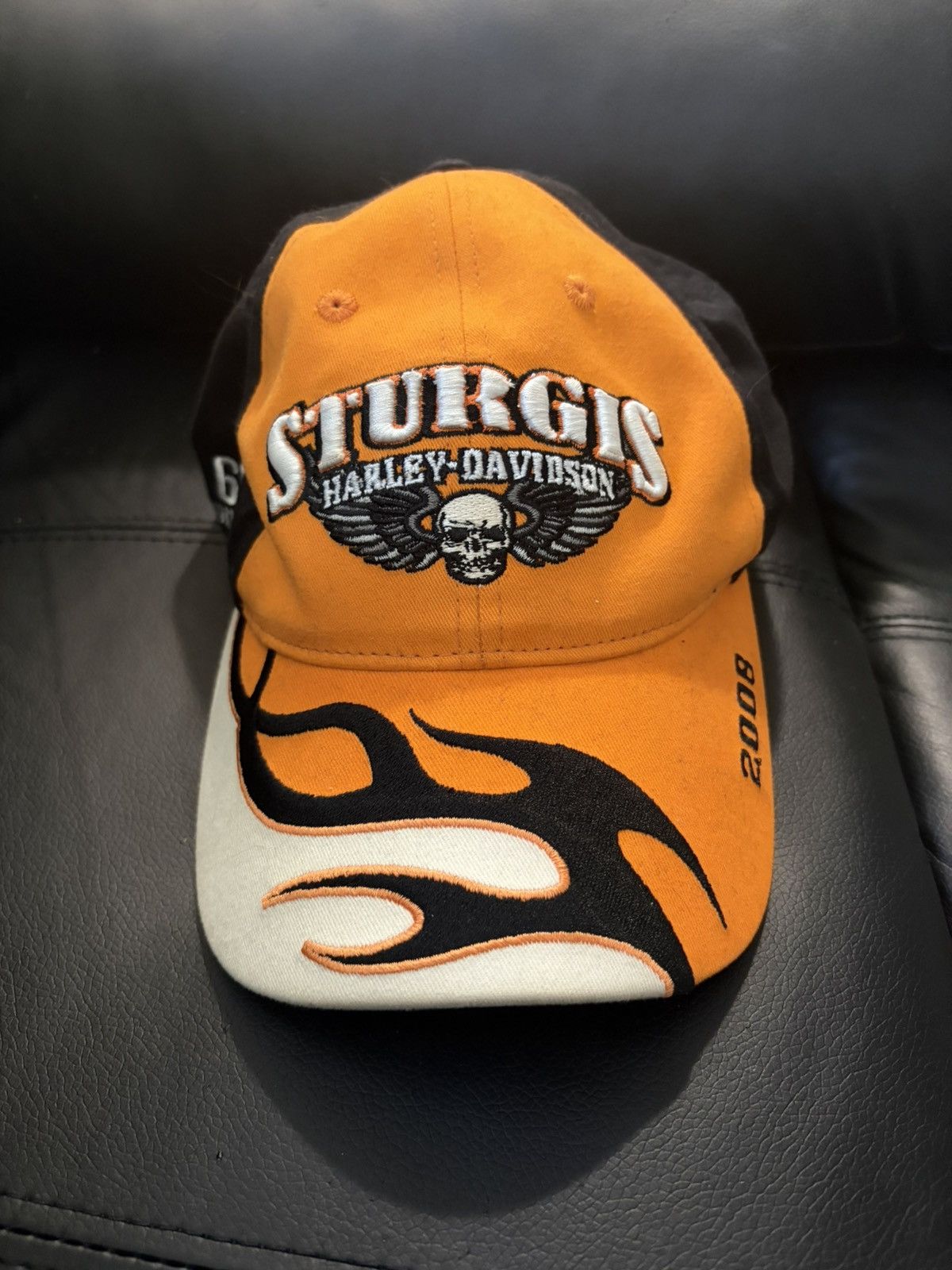 Harley Davidson VINTAGE STURGIS HARLEY ADJUSTABLE CAP 2008 Size ONE SIZE - 1 Thumbnail