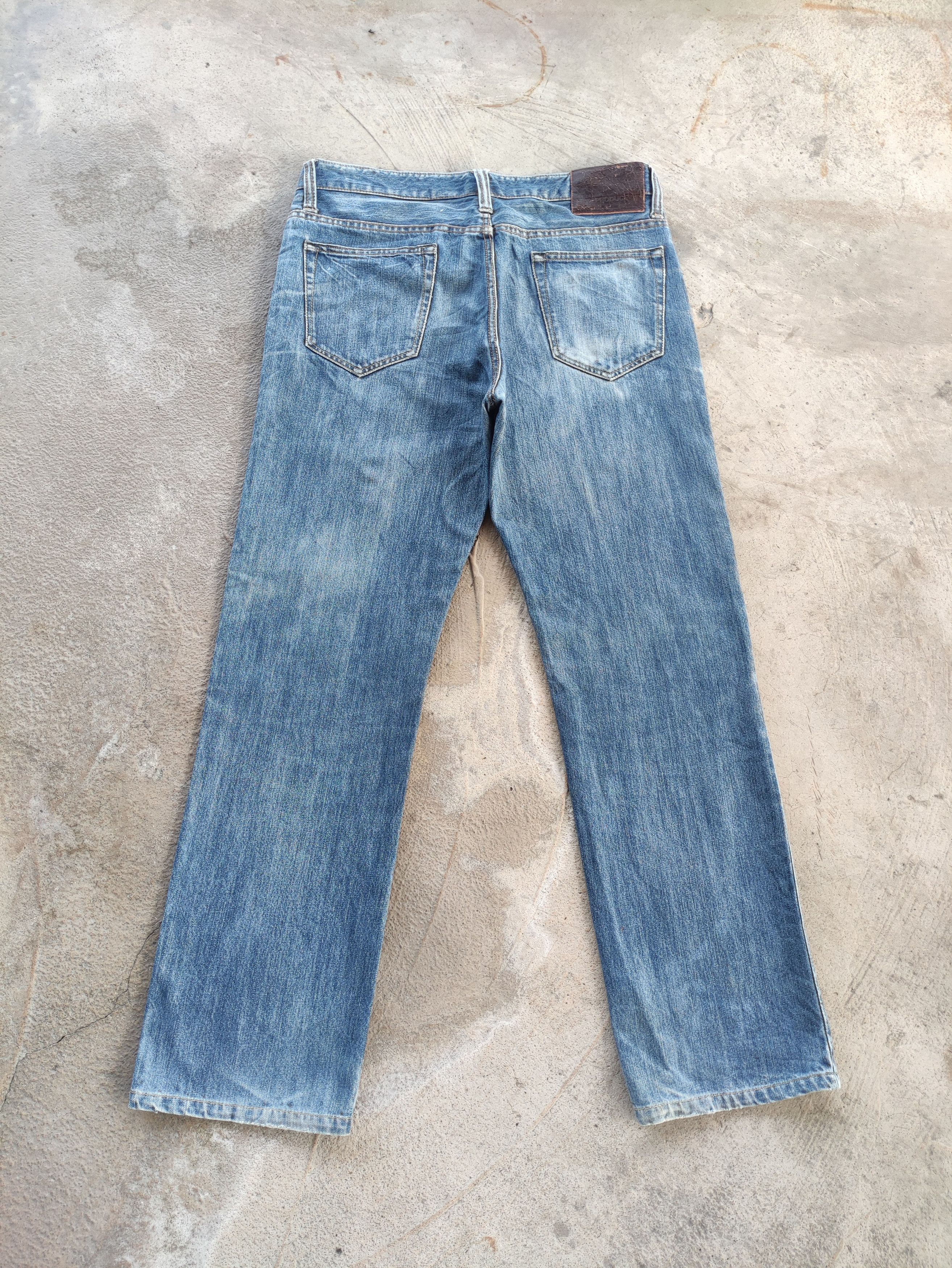 Japanese Brand Vintage Japanese Jean Distressed Fader Denim Pants Size US 34 / EU 50 - 8 Thumbnail