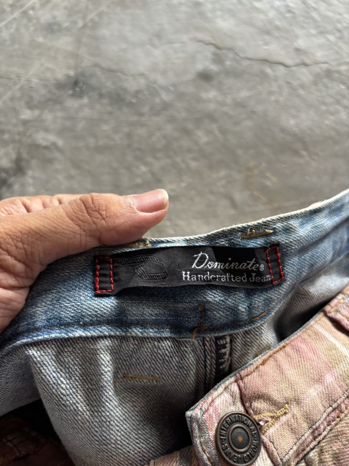 Hysteric Glamour DOUBLE WAIST dominate stone washed punk flannel layered rock Size US 32 / EU 48 - 6 Thumbnail