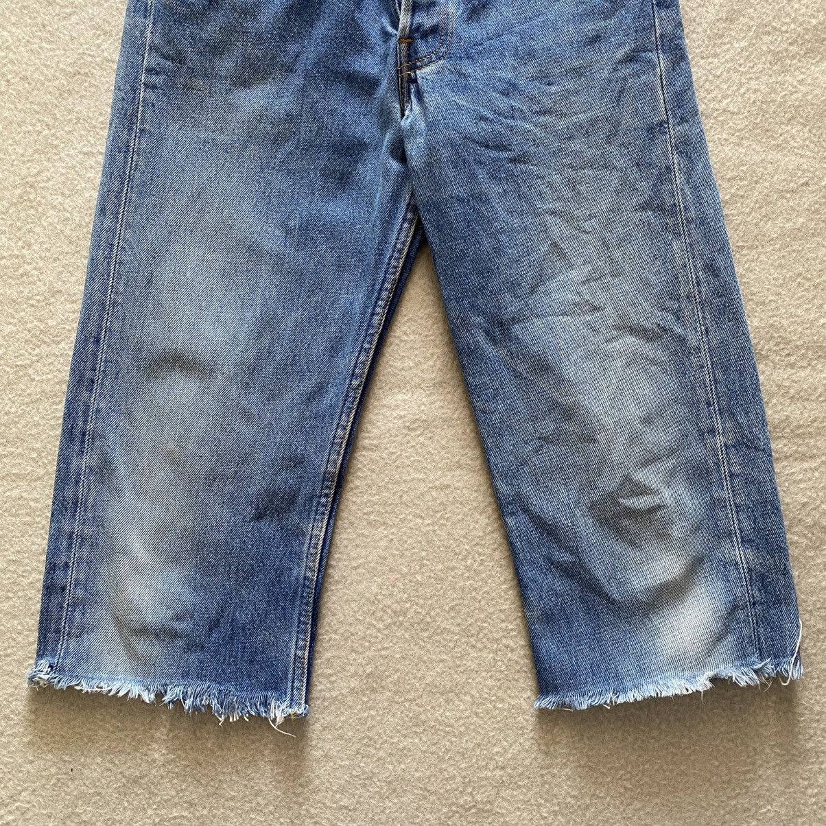 Levi's Vintage Clothing × Vintage Vintage 90's Levis 501 Distressed Cropped Jeans W27 Size 27" / US 4 / IT 40 - 3 Thumbnail