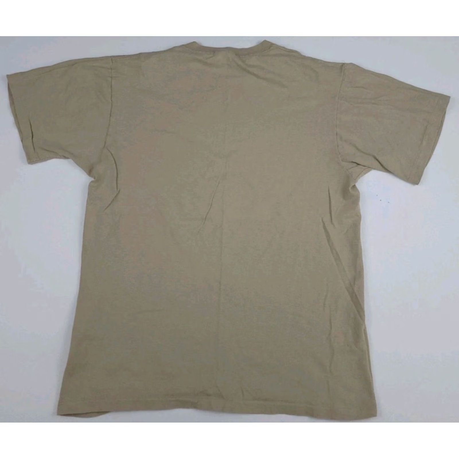 Banana Republic VINTAGE Banana Republic Shirt Mens M Beige 90s Travel Safari Globe World Print USA Outdoor Size US M / EU 48-50 / 2 - 5 Thumbnail