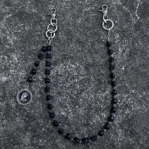 Jewelry Skeleton Turquoise Chain – Y2K Double Waist Accessory Size ONE SIZE - 6 Thumbnail