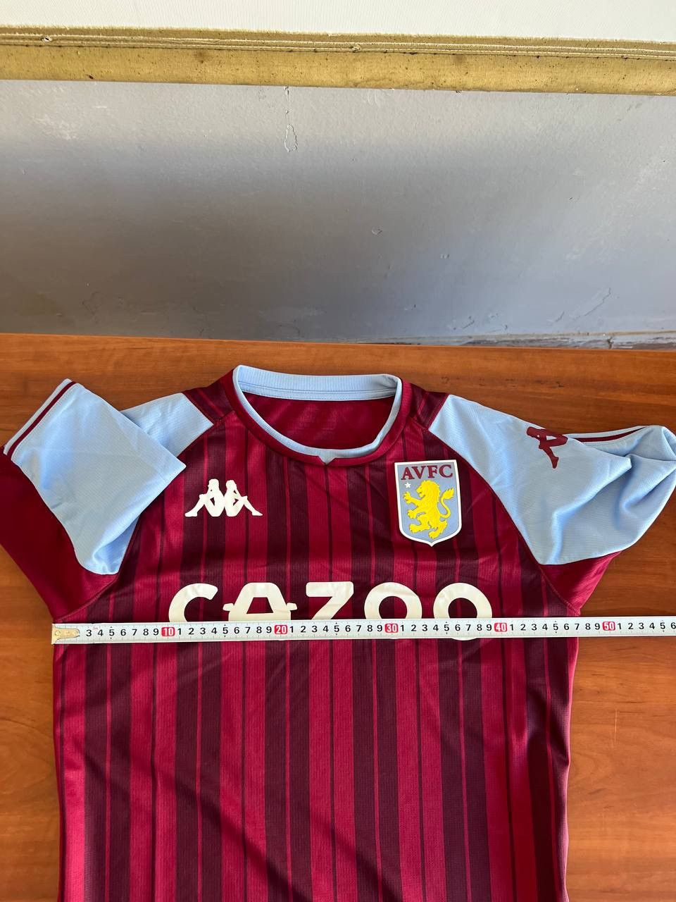 Kappa 2021/22 ASTON VILLA HOME SOCCER JERSEY FOOTBALL SHIRT SZ S Size US S / EU 44-46 / 1 - 13 Thumbnail