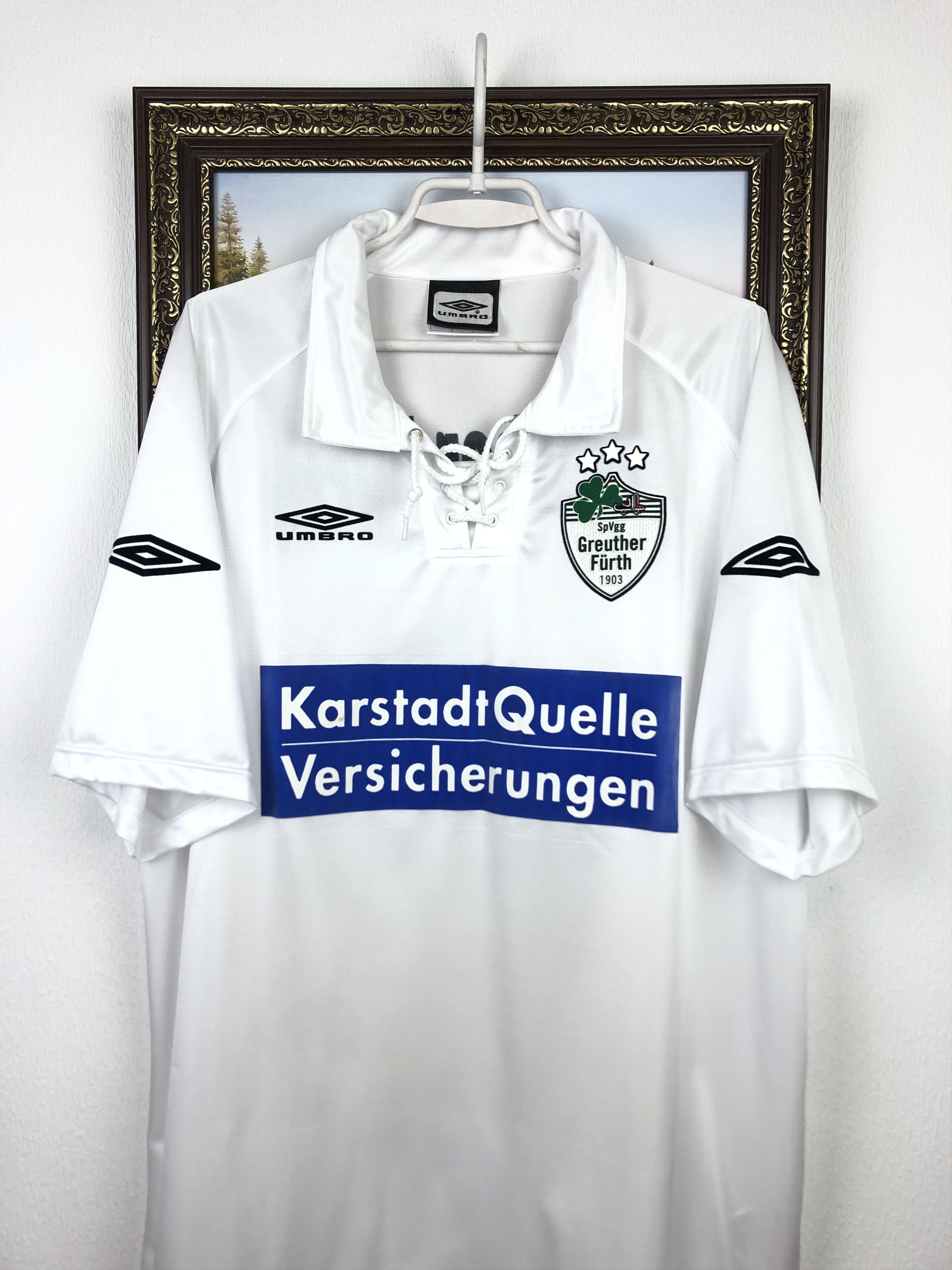 Umbro Greuther Furth football shirt 2003 Soccer Jersey Tee Hype Size US XXL / EU 58 / 5 - 2 Thumbnail