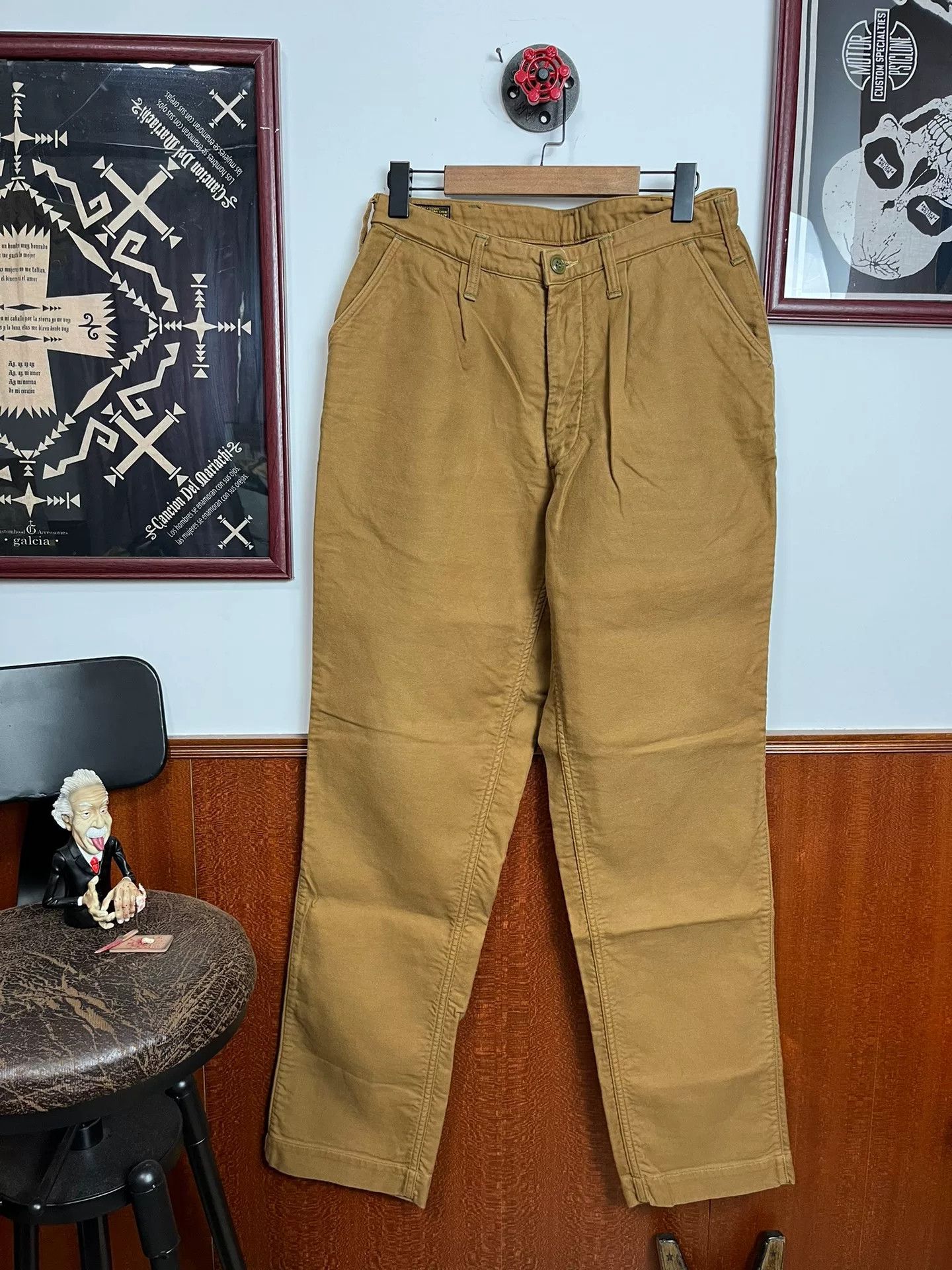 Freewheelers Freewheelers Brown Cargo Pants 30*34 Size US 30 / EU 46 - 1 Thumbnail