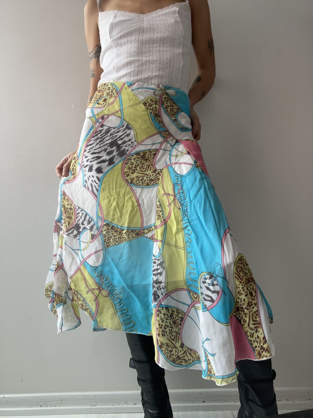 Vintage Parisian skirt Size 27" / US 4 / IT 40 - 3 Thumbnail