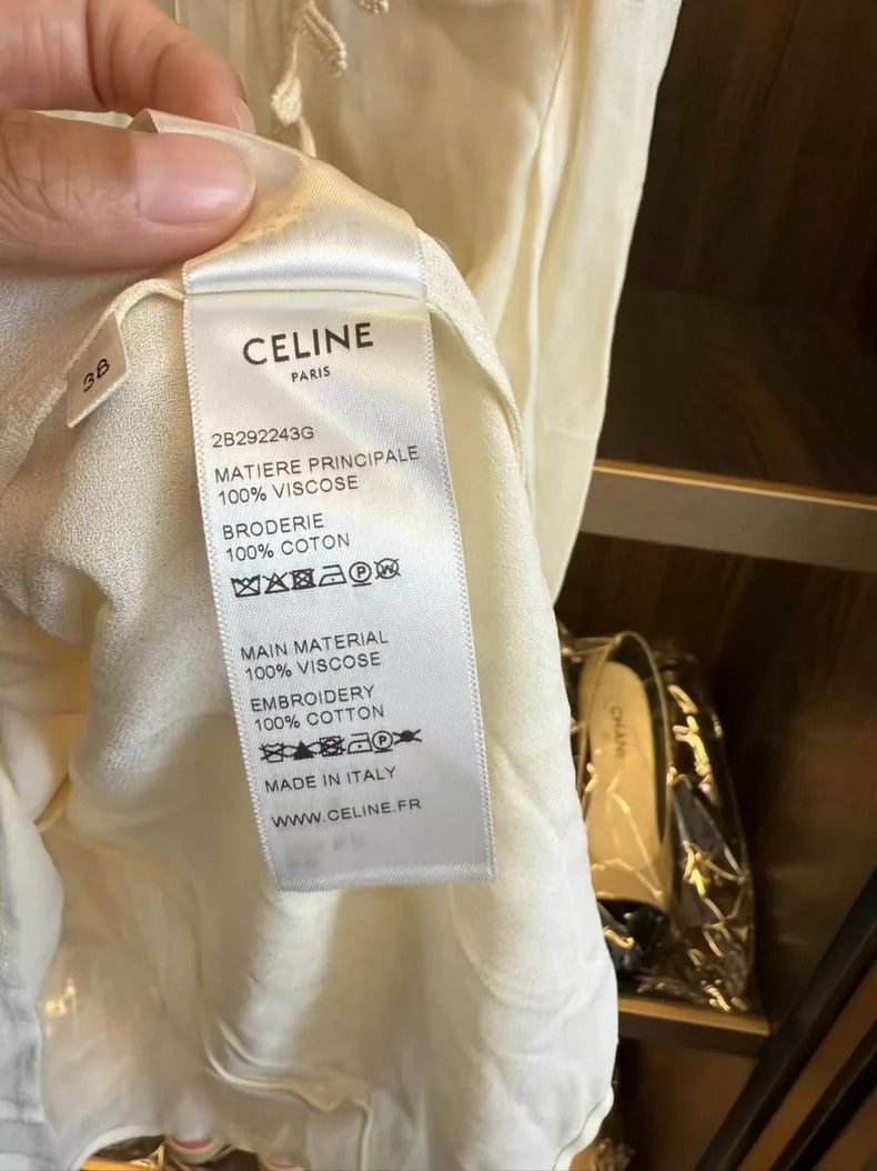 Celine New Celine Heavily Embellished Shirt Size S / US 4 / IT 40 - 6 Thumbnail