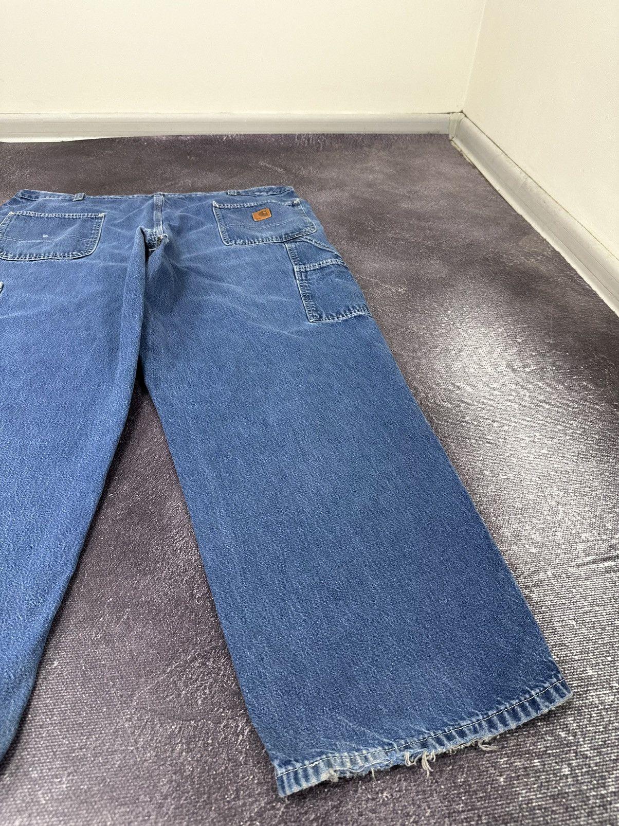 Carhartt Vintage Carhartt USA Distressed Carpenter Baggy Work Jeans Size US 42 / EU 58 - 4 Thumbnail