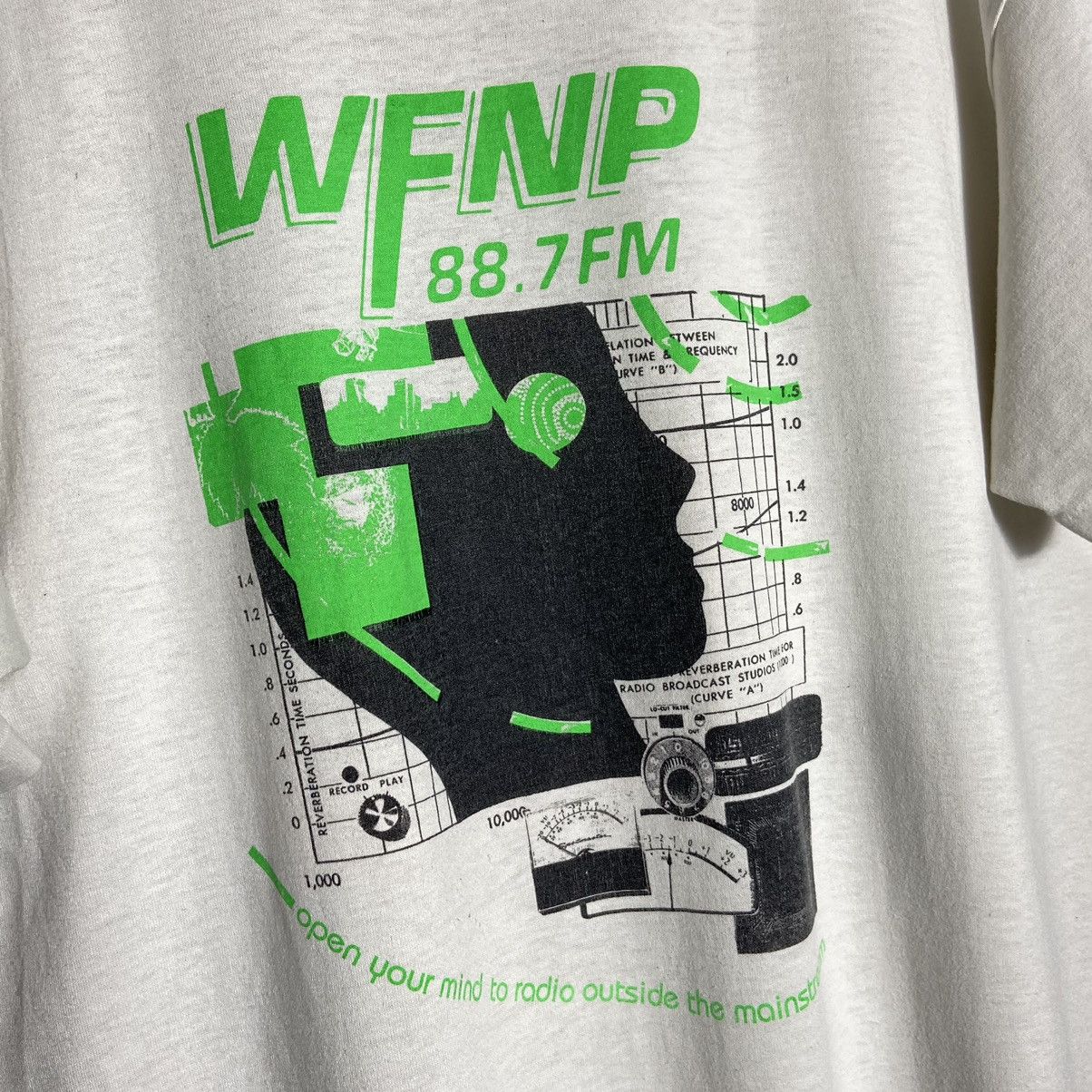 Band Tees × Vintage Rare Vintage 1989 WFNP Radio Rock / Metal Band Tee Size US XL / EU 56 / 4 - 9 Thumbnail