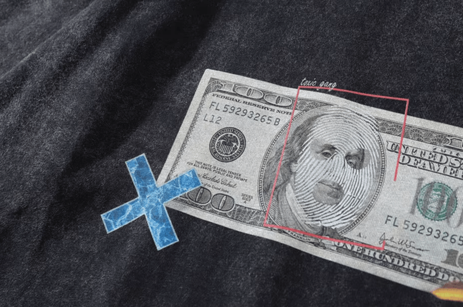 Japanese Brand Oversized Hip Hop Men T Shirts Burning Money Size US L / EU 52-54 / 3 - 5 Thumbnail