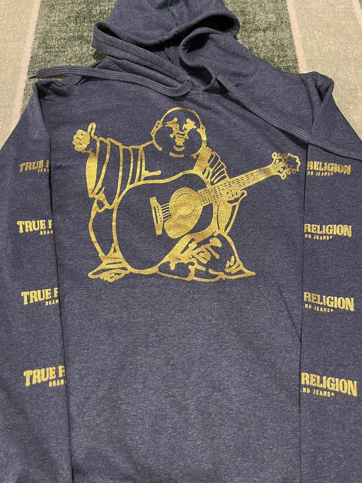 True Religion Y2K True Religion Buddha Fitted Hoodie Size US M / EU 48-50 / 2 - 2 Thumbnail