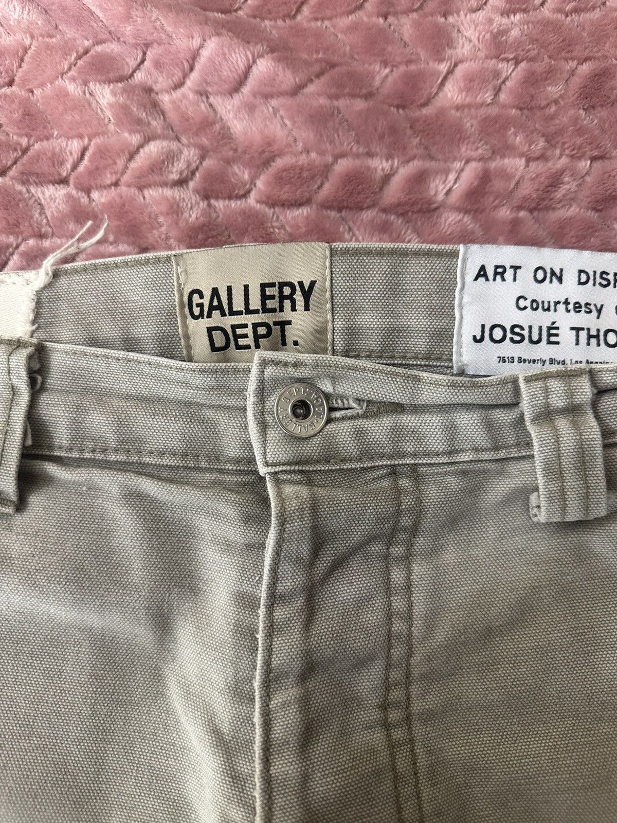 Gallery Dept. Gallery dept la flare carpenter pants cement grey Size US 31 - 9 Thumbnail