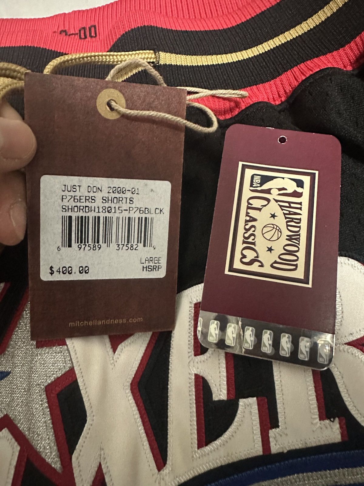 Just Don Mitchell & Ness Just Don Sixers Size Large Size US 34 / EU 50 - 10 Thumbnail