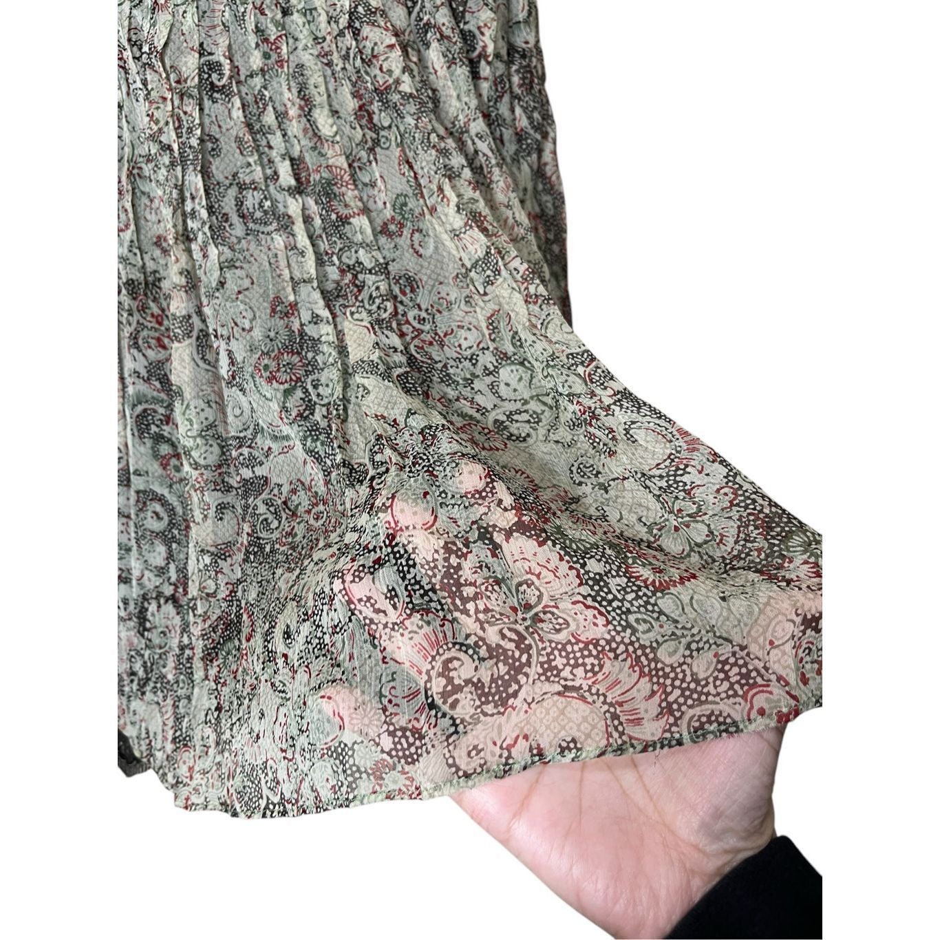 Elie Tahari Tahari 100% Silk Floral Skirt Womens Size 6 Size 28" / US 6 / IT 42 - 6 Thumbnail