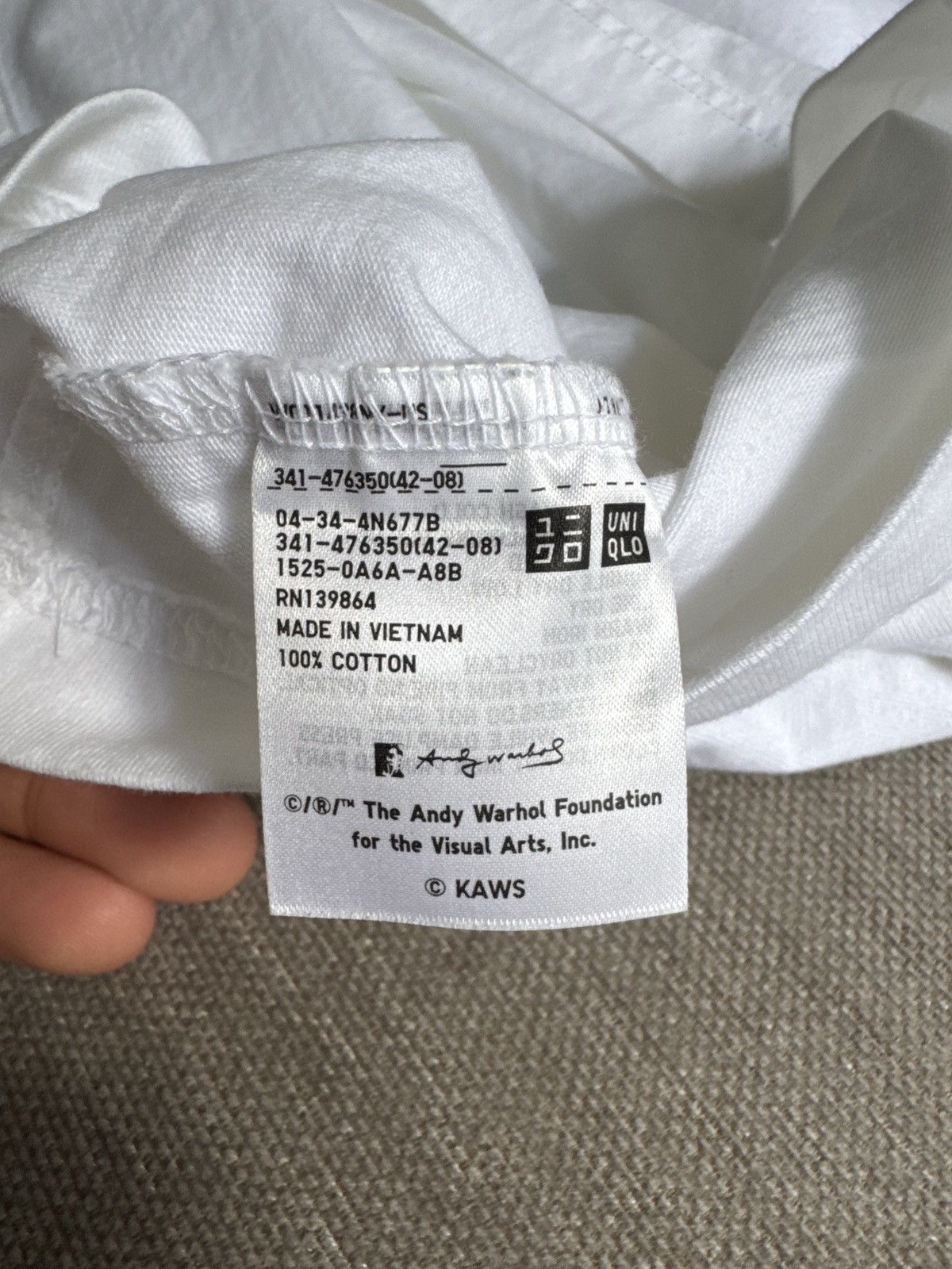 Andy Warhol × Kaws × Uniqlo KAWS + Warhol UT Graphic T-Shirt Size US M / EU 48-50 / 2 - 4 Thumbnail