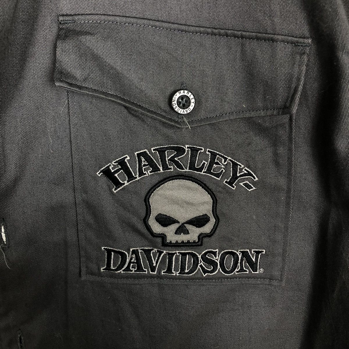 Harley Davidson VINTAGE SHIRTS HARLEY DAVIDSON SPELL OUT BIG LOGO UNIONMADE Size US M / EU 48-50 / 2 - 12 Thumbnail