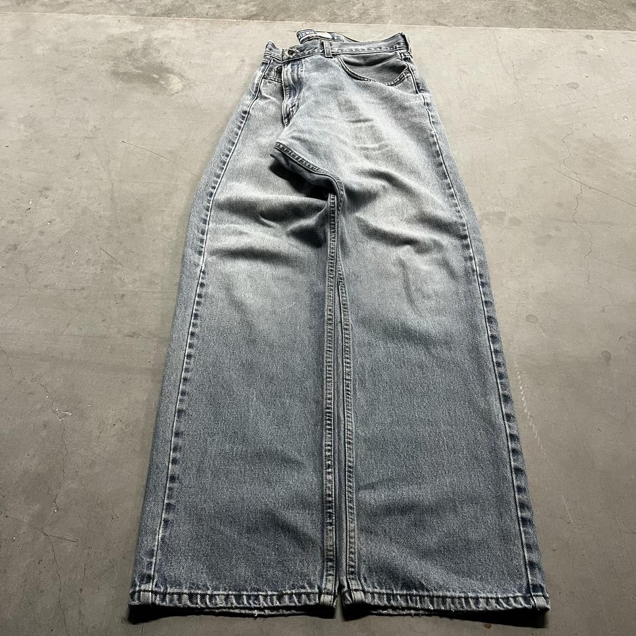 Levi's × Vintage Vintage Y2K Baggy Levis Skater Light Blue Wash Denim Jeans! Size US 36 / EU 52 - 3 Thumbnail
