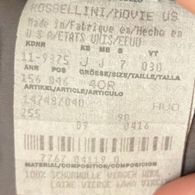 Hugo Boss Hugo Boss Rosselini Movie Blazer Sport Coat Pure Wool 3 Butt Size 40R - 11 Thumbnail