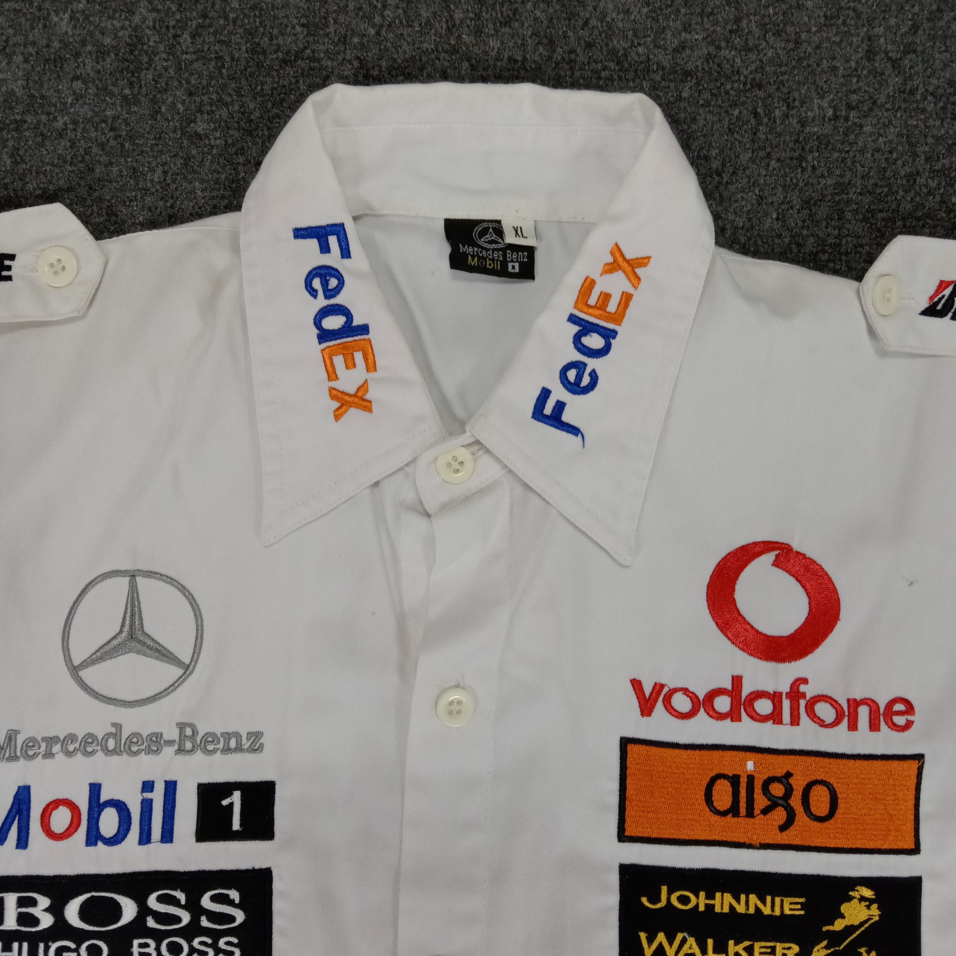 Mercedes-Benz × Vintage Mercedes Benz X Bridgestone X Vodafone Racing Shirt Size US L / EU 52-54 / 3 - 5 Thumbnail