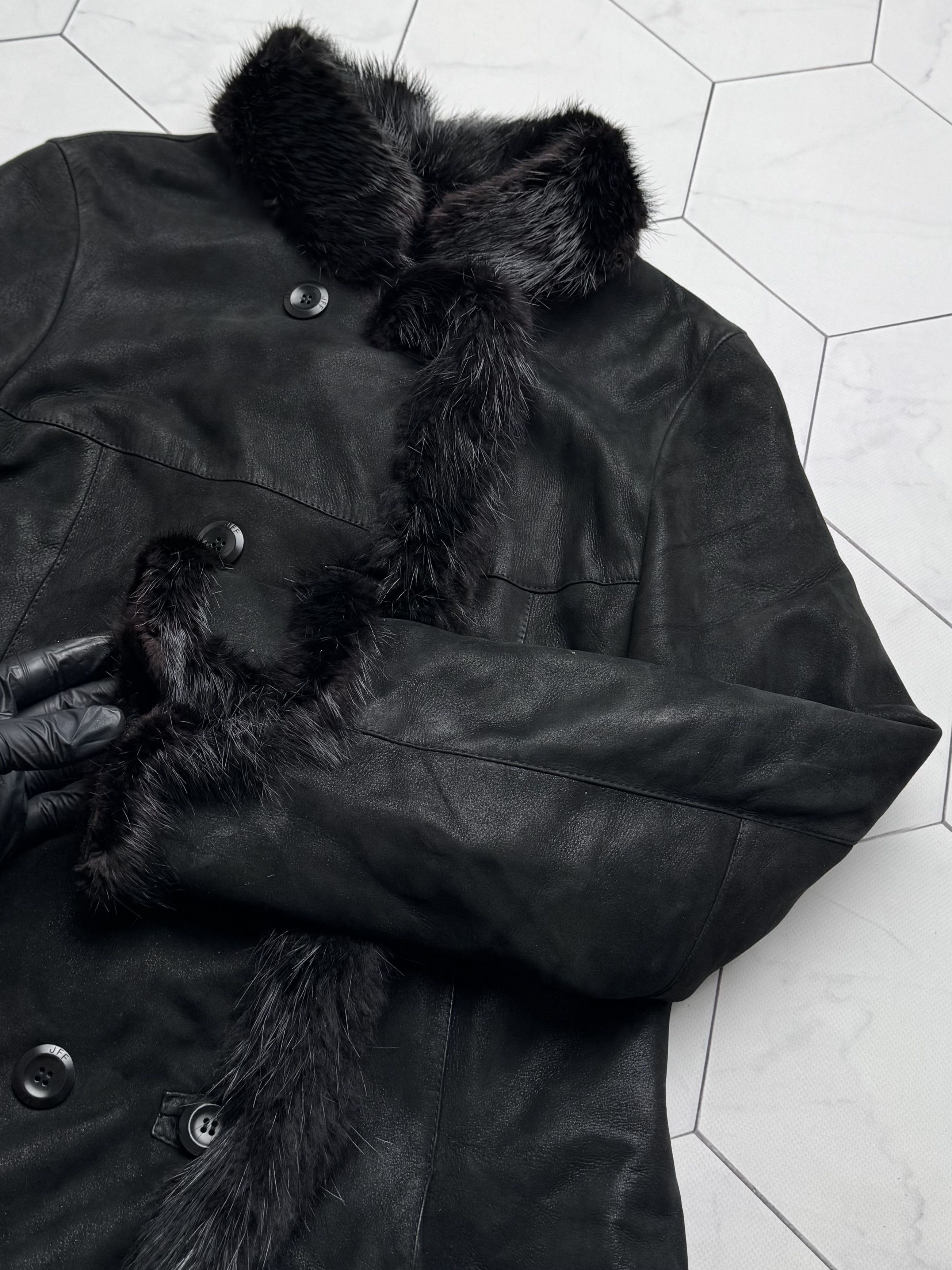Vintage Vintage Real Shearling Coat (B550) Size M / US 6-8 / IT 42-44 - 8 Thumbnail