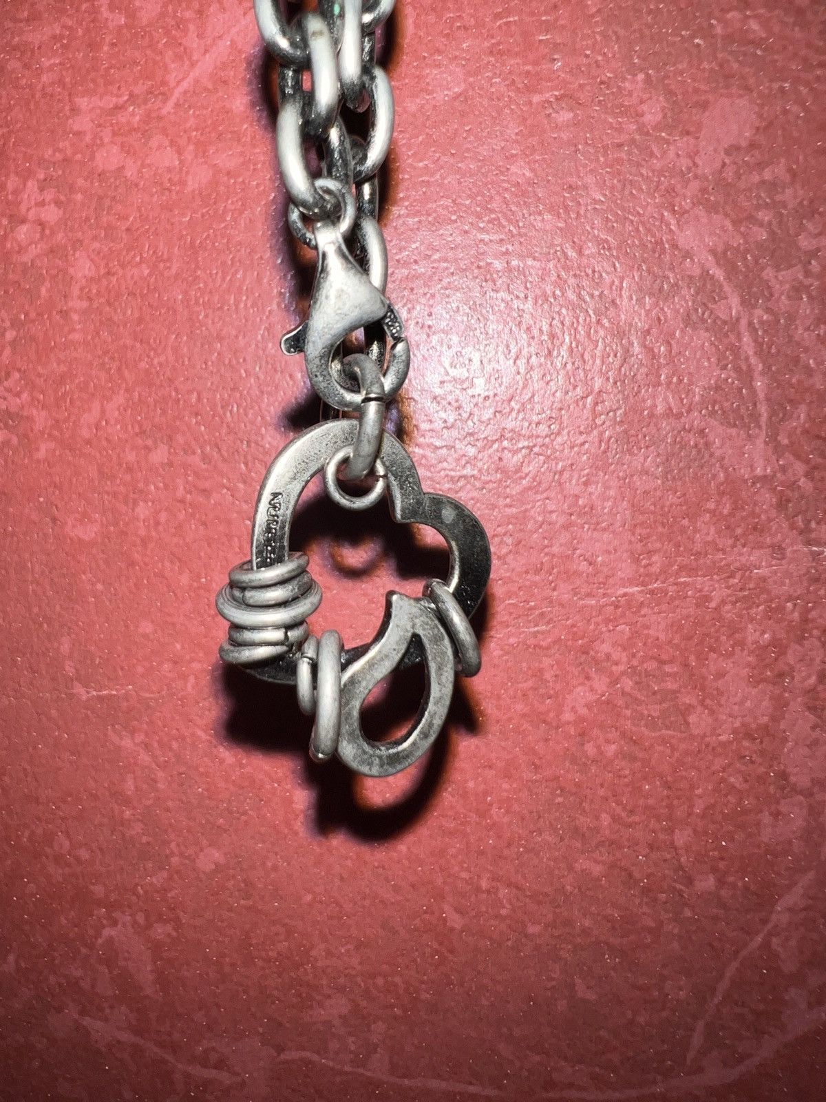 Number (N)ine aw03 crying heart chian braclet Size ONE SIZE - 3 Thumbnail