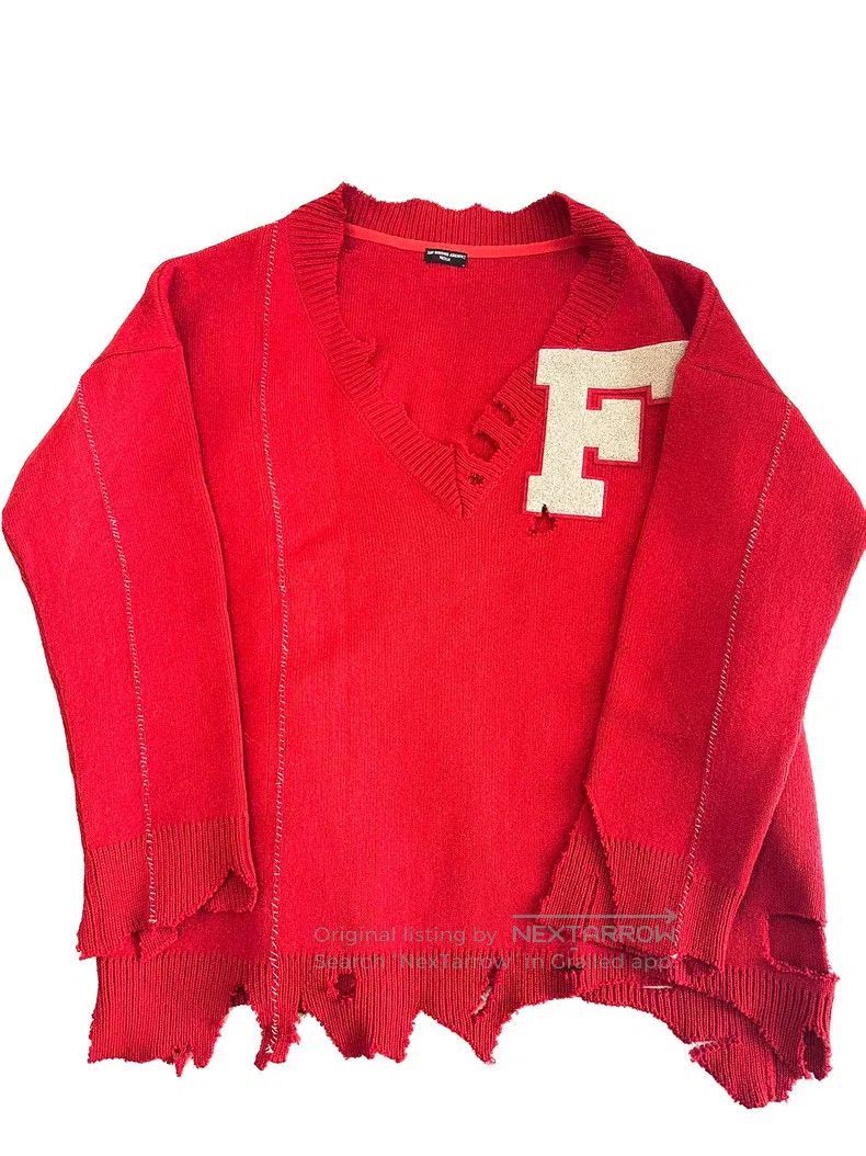 Raf Simons Raf Simons Fleece big F sweater Size US M / EU 48-50 / 2 - 1 Thumbnail
