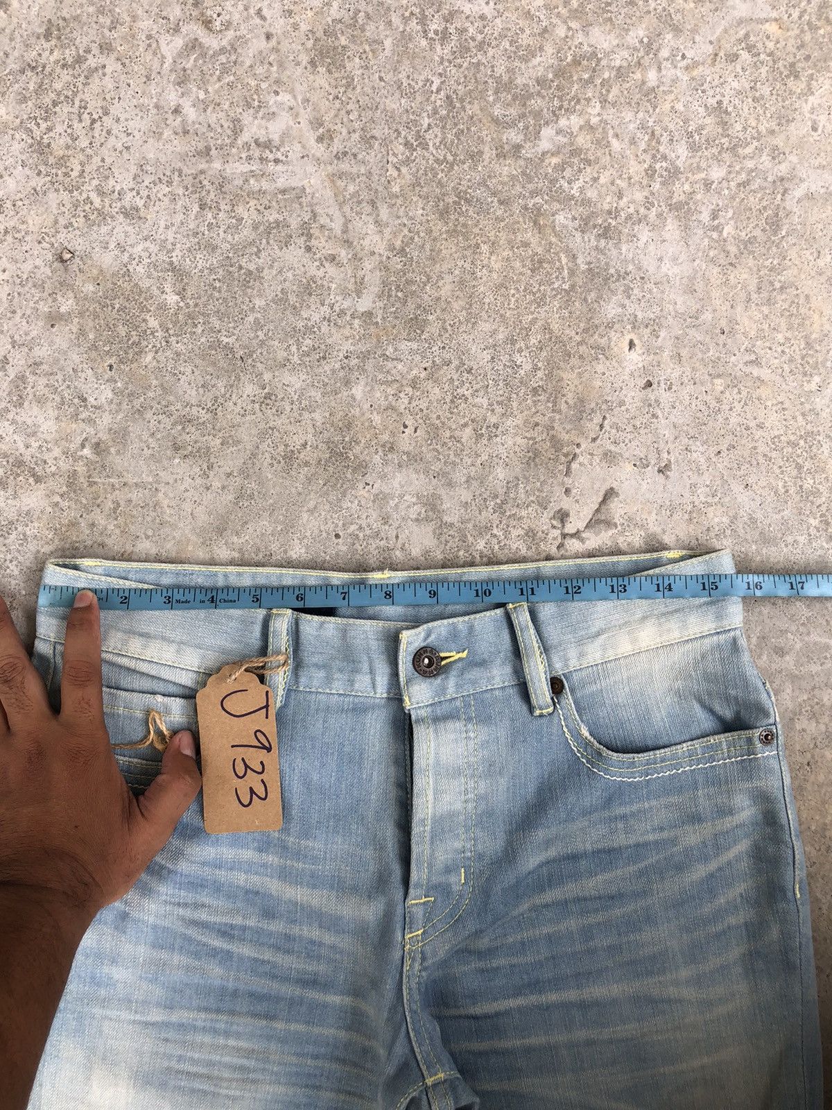 Japanese Brand Japanese Kunna Flared Jeans Distressed Jeans Size US 31 - 17 Thumbnail