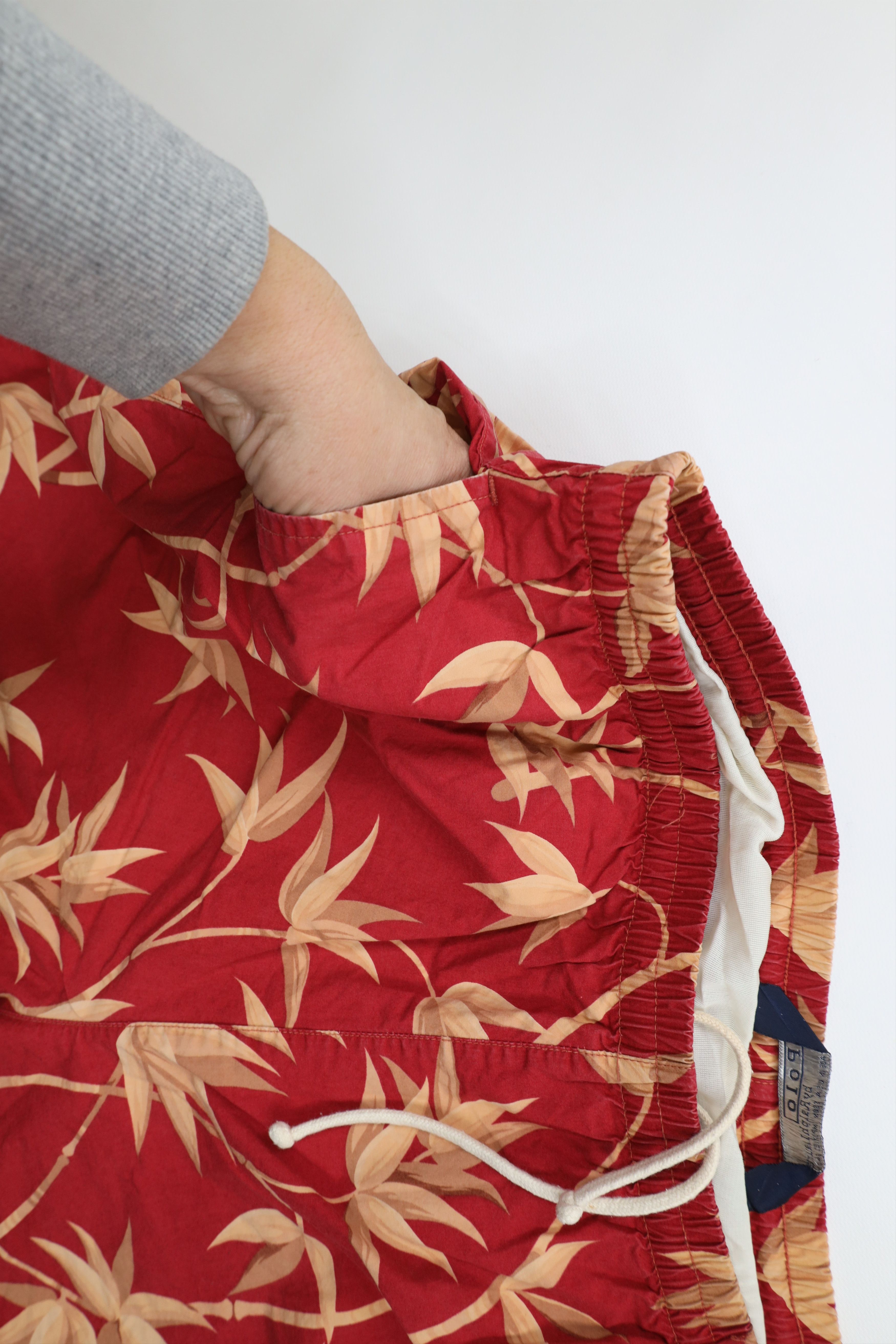 Ralph Lauren × Vintage Vintage 90s Ralph Lauren Flower Lined Shorts Trunks USA Size US 36 / EU 52 - 7 Thumbnail