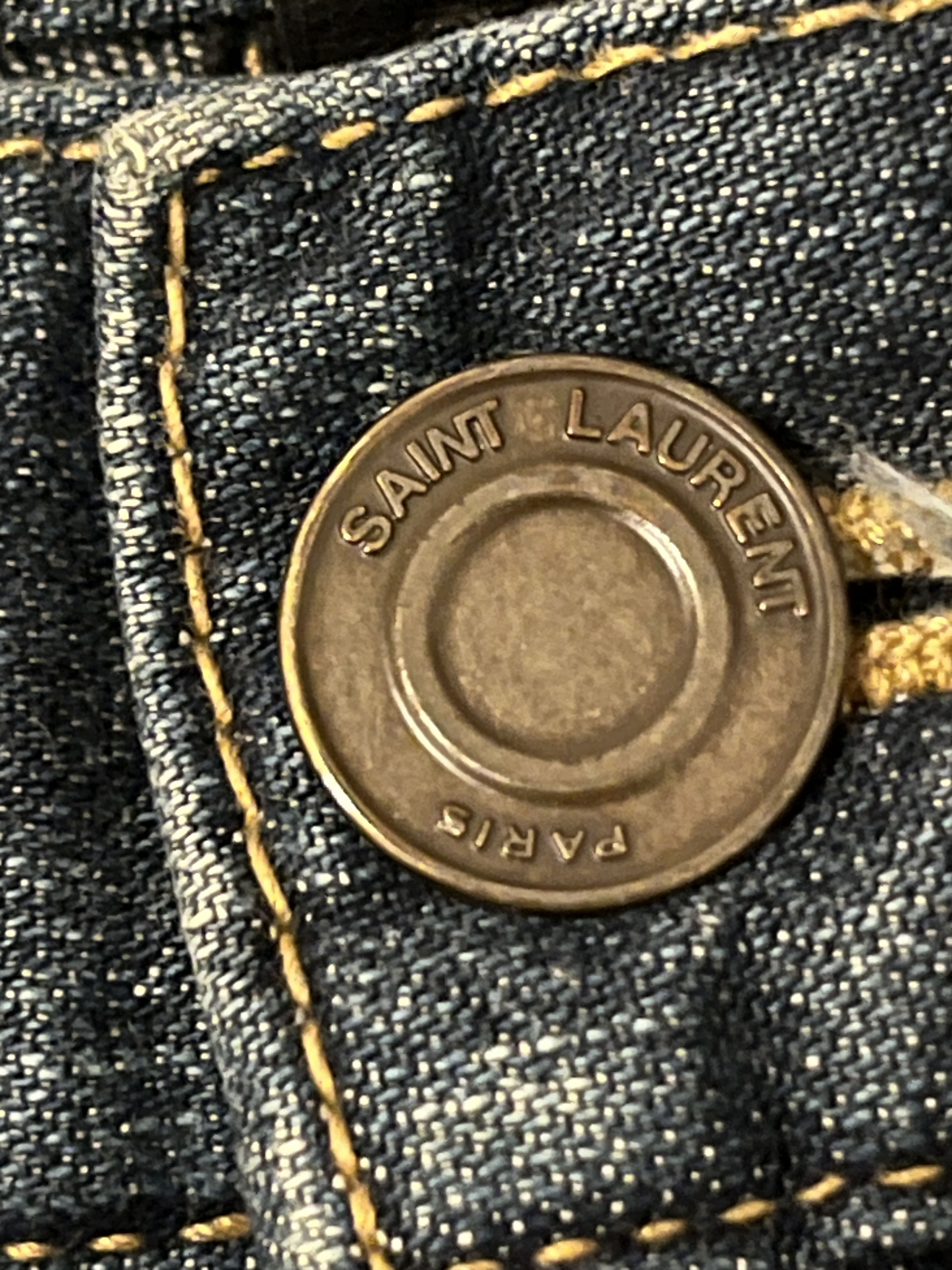 Saint Laurent Paris ⚡️QUICK SALE⚡️Saint Laurent D01 Blue Denim Jeans Size 28" / US 6 / IT 42 - 7 Thumbnail