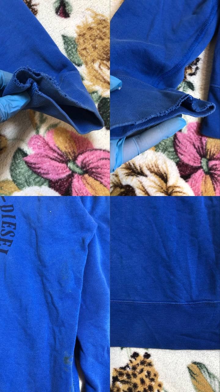Diesel Vintage Diesel Big Double logo Y2K Hoodie Size US XL / EU 56 / 4 - 23 Thumbnail