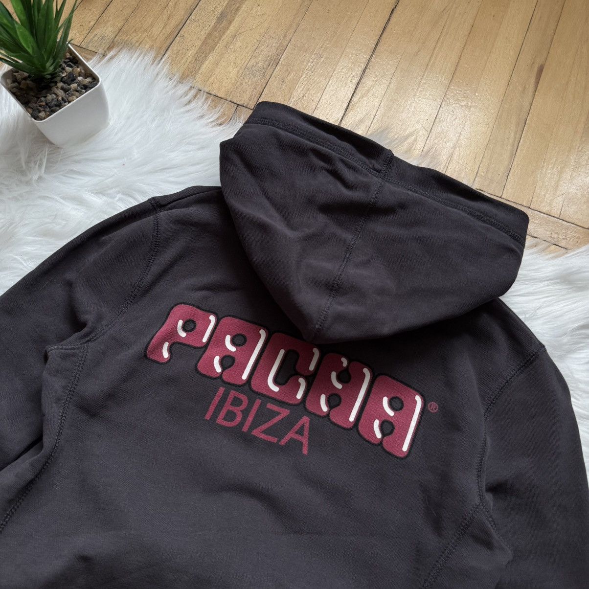 Hysteric Glamour 📌 Vintage Pacha Ibiza Cherrys Y2K Zip Up Hoodie Size S / US 4 / IT 40 - 9 Thumbnail
