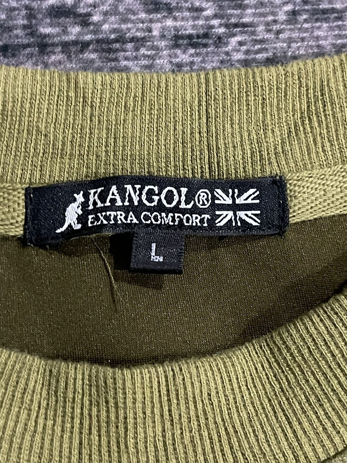 Kangol Vintage Kangol Velvet Green Sweatshirt Size US L / EU 52-54 / 3 - 10 Thumbnail
