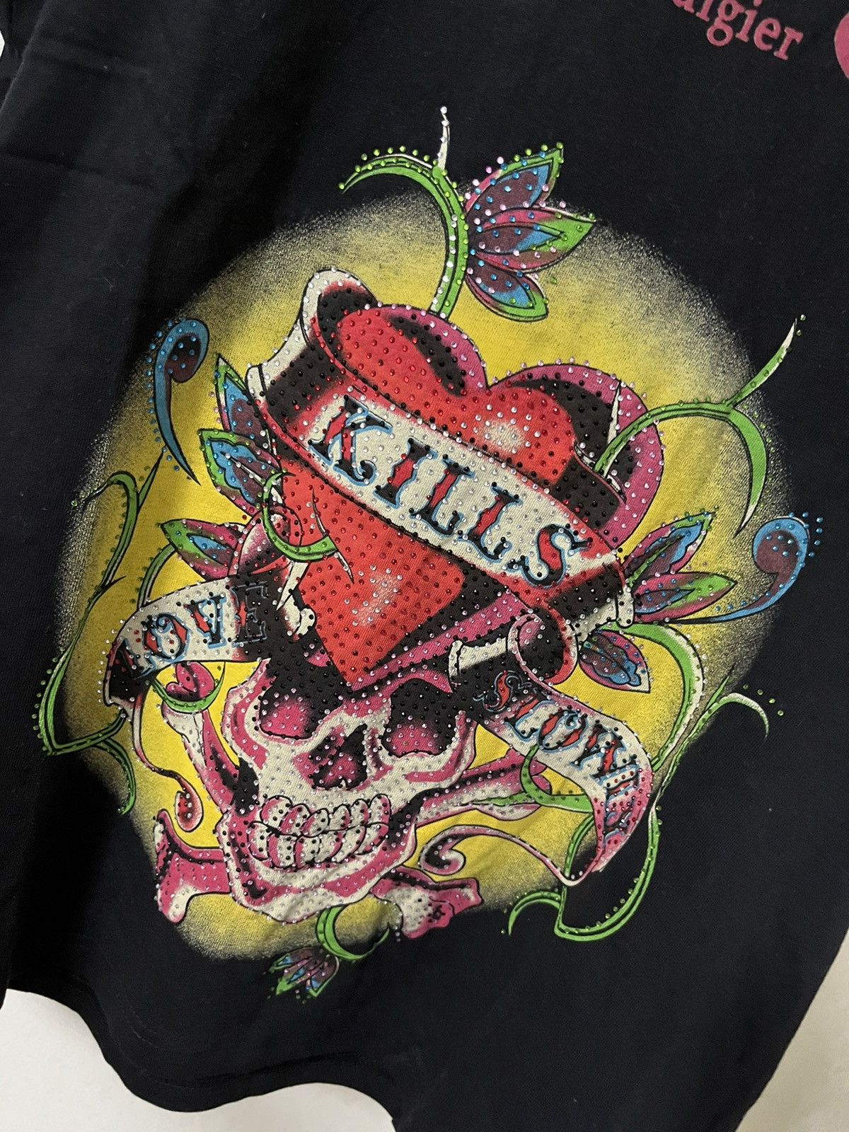 Ed Hardy Don Ed Hardy Vintage Big Logo T Shirt Size US L / EU 52-54 / 3 - 8 Thumbnail