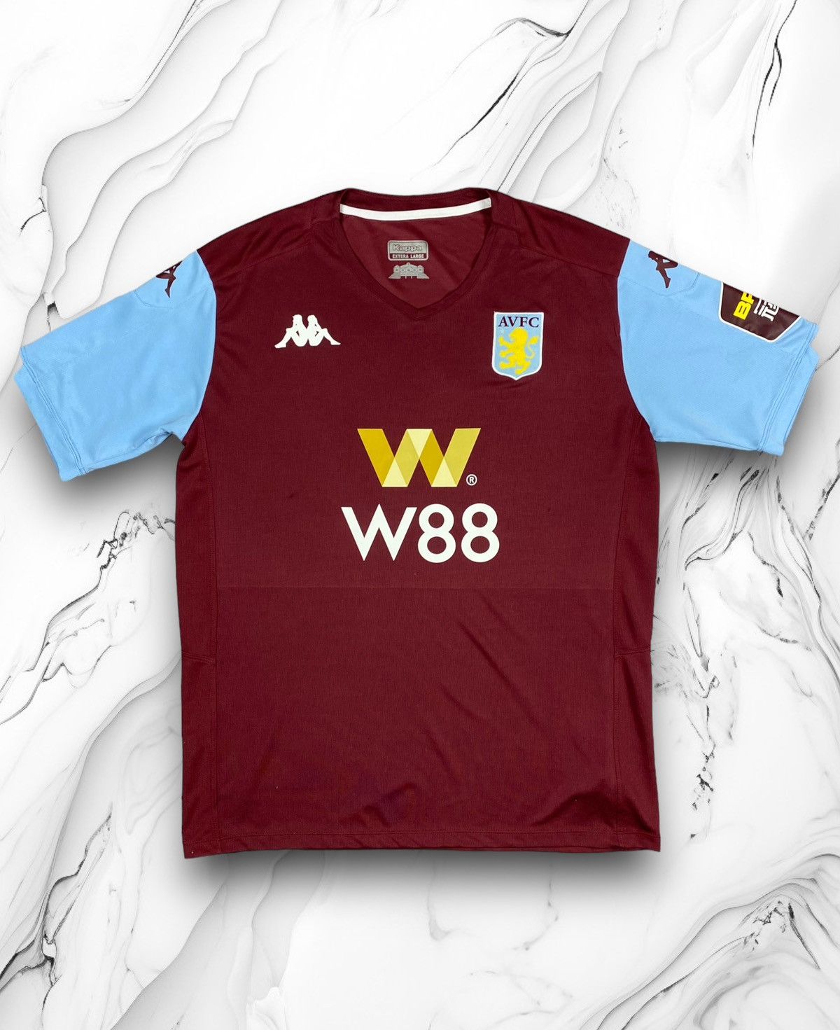 Kappa Kappa Aston Villa Soccer Jersey Size US L / EU 52-54 / 3 - 1 Thumbnail