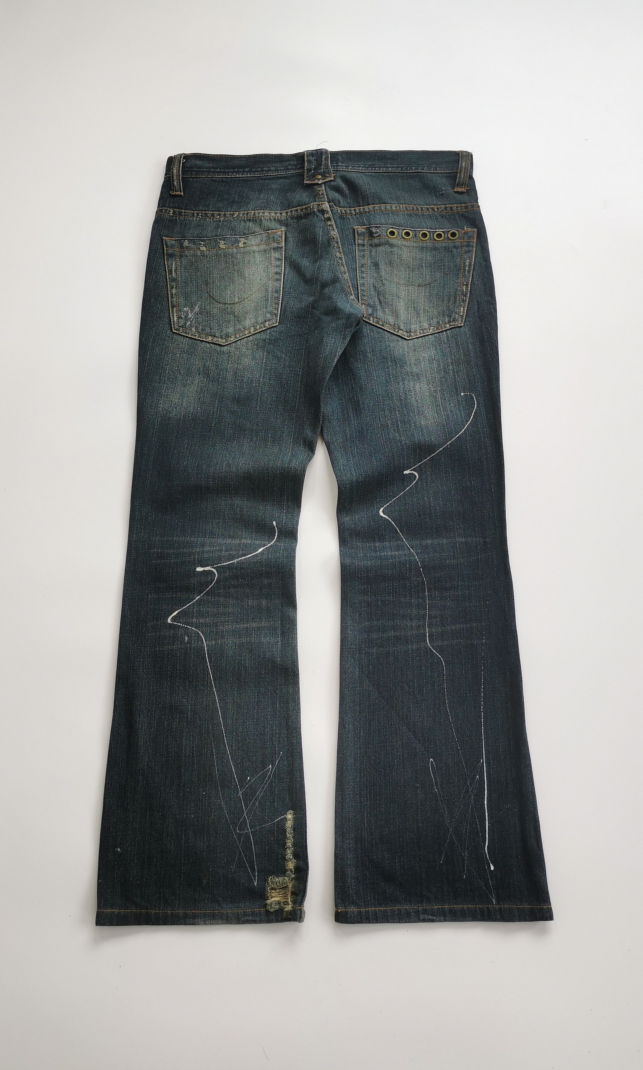 Tornado Mart Avantgarde Root Three Style Flare Jeans Likely Tornado Mart Size US 33 - 2 Thumbnail