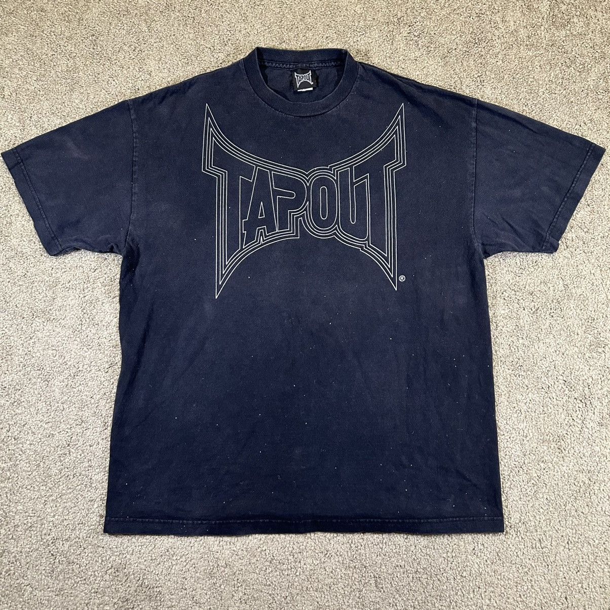 Tapout × Vintage Vintage Y2K Tapout We F@CK T-shirt Rare MMA Grunge Cyber Size US XL / EU 56 / 4 - 4 Thumbnail