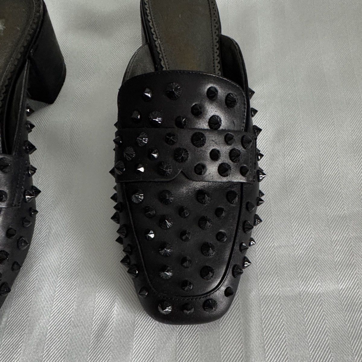 Sam Edelman Sam Edelman leather studded loafers Size US 7.5 / IT 37.5 - 2 Thumbnail